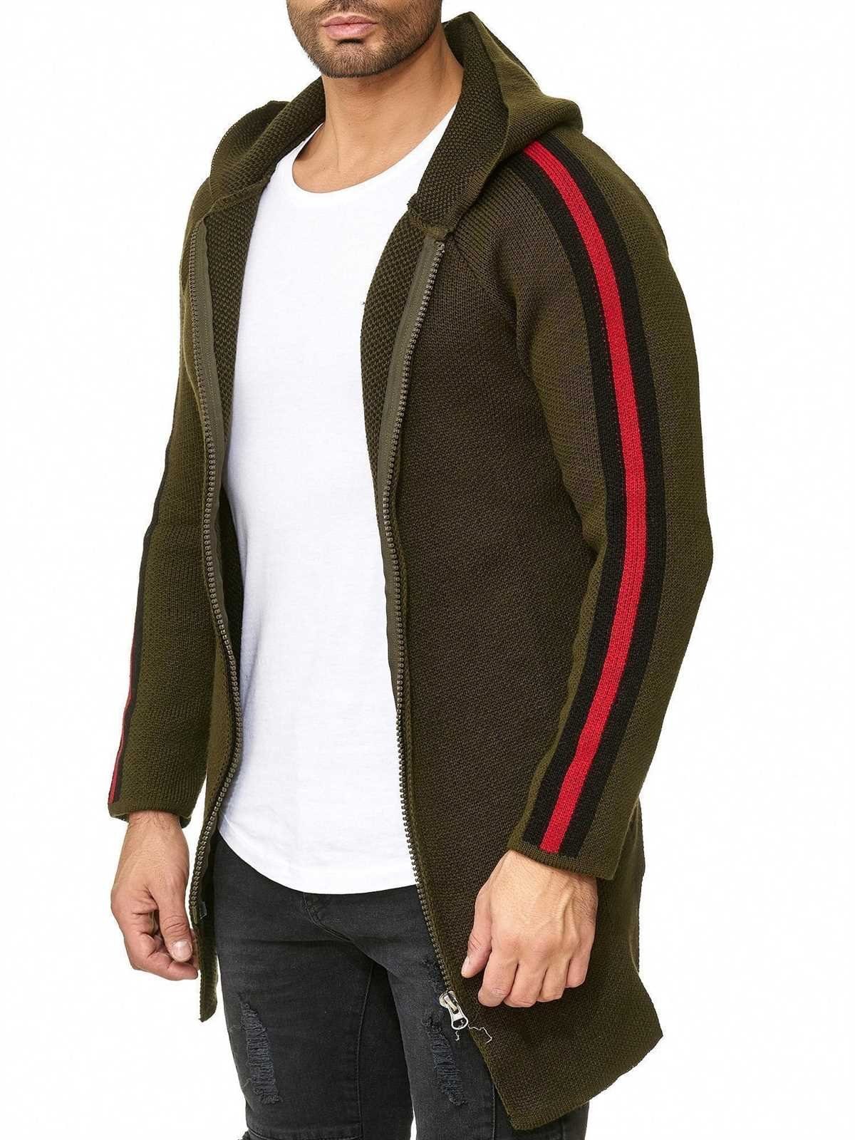 Cardigan 18400 Strickjacke mit Kapuze