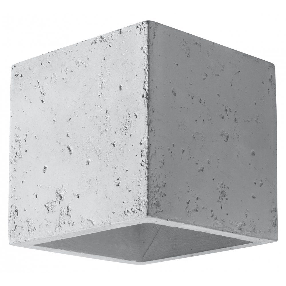 Vertrauenswürdiges Traditionsunternehmen SOLLUX lighting QUAD Wandleuchte G9 Wandlampe beton, Wandleuchte 1x