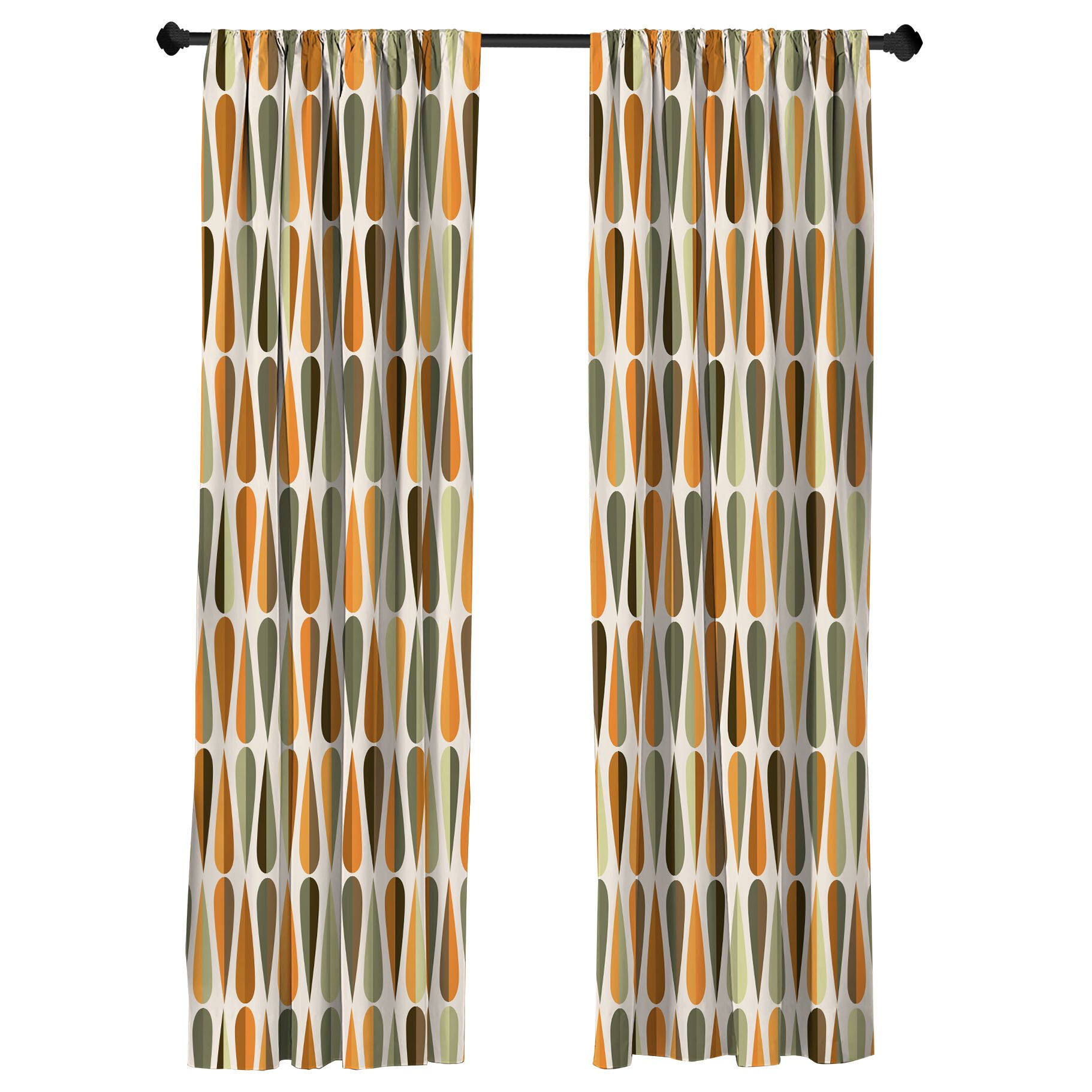 Abakuhaus Gardine Vorhang für Wohnzimmer Schlafzimmer Dekor, Microfaser, Re günstig online kaufen