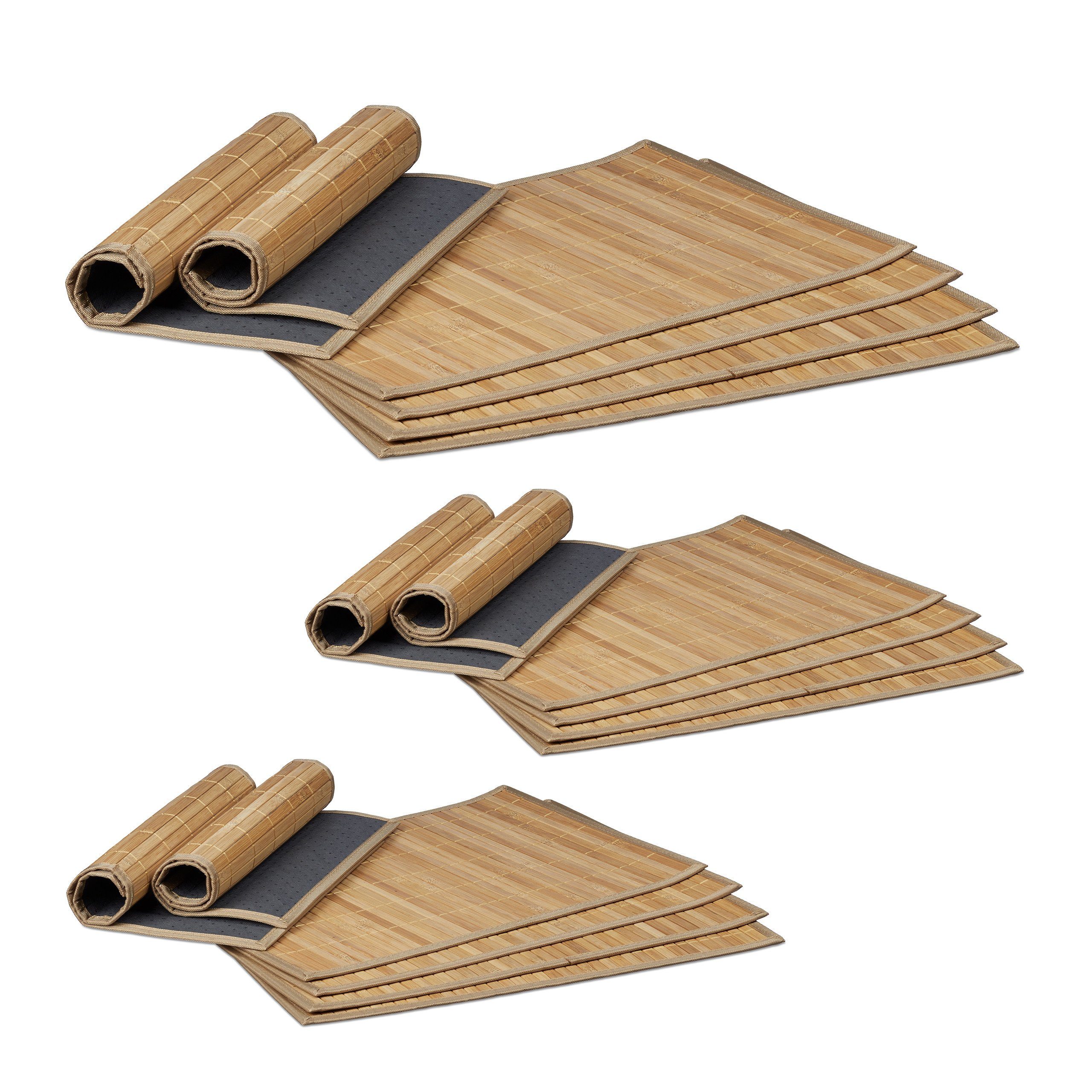 Platzset 18 teiliges Tischset natur