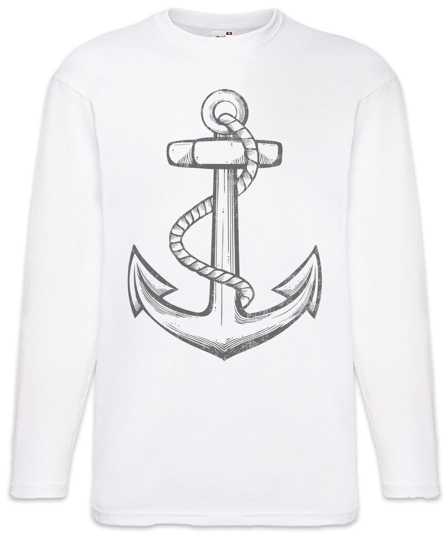 Langarmshirt Anchor I Langarm T-Shirt Sailor Anker Tattoo Oldschool Jerry Art
