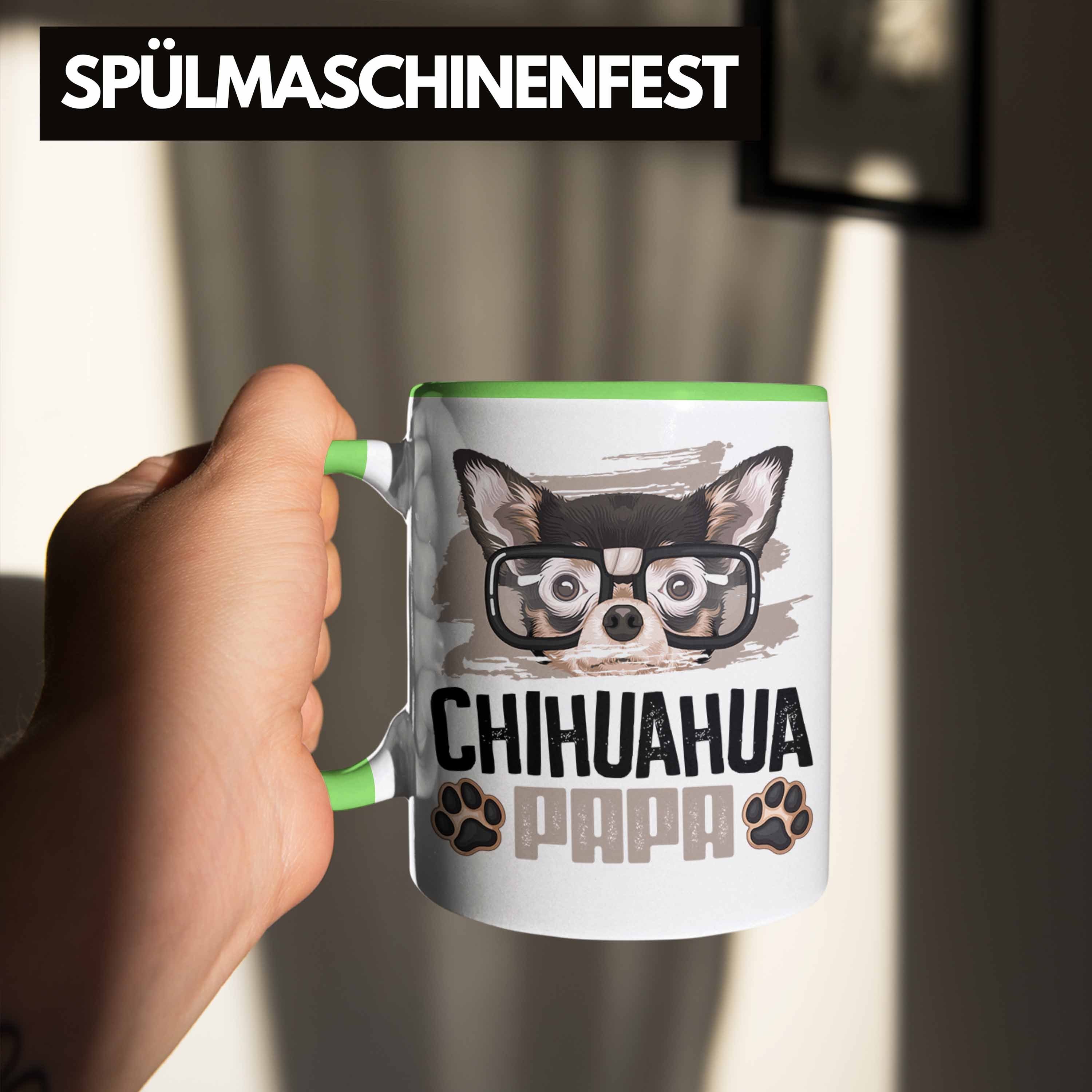 Grün Trendation Geschenkidee Lustiger Tasse Papa Besitzer Geschenk Tasse Spruch Chihuahua Ch