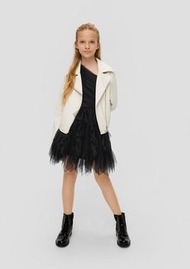 s.Oliver Minikleid One-Shoulder-Kleid mit Volantrock Riegel