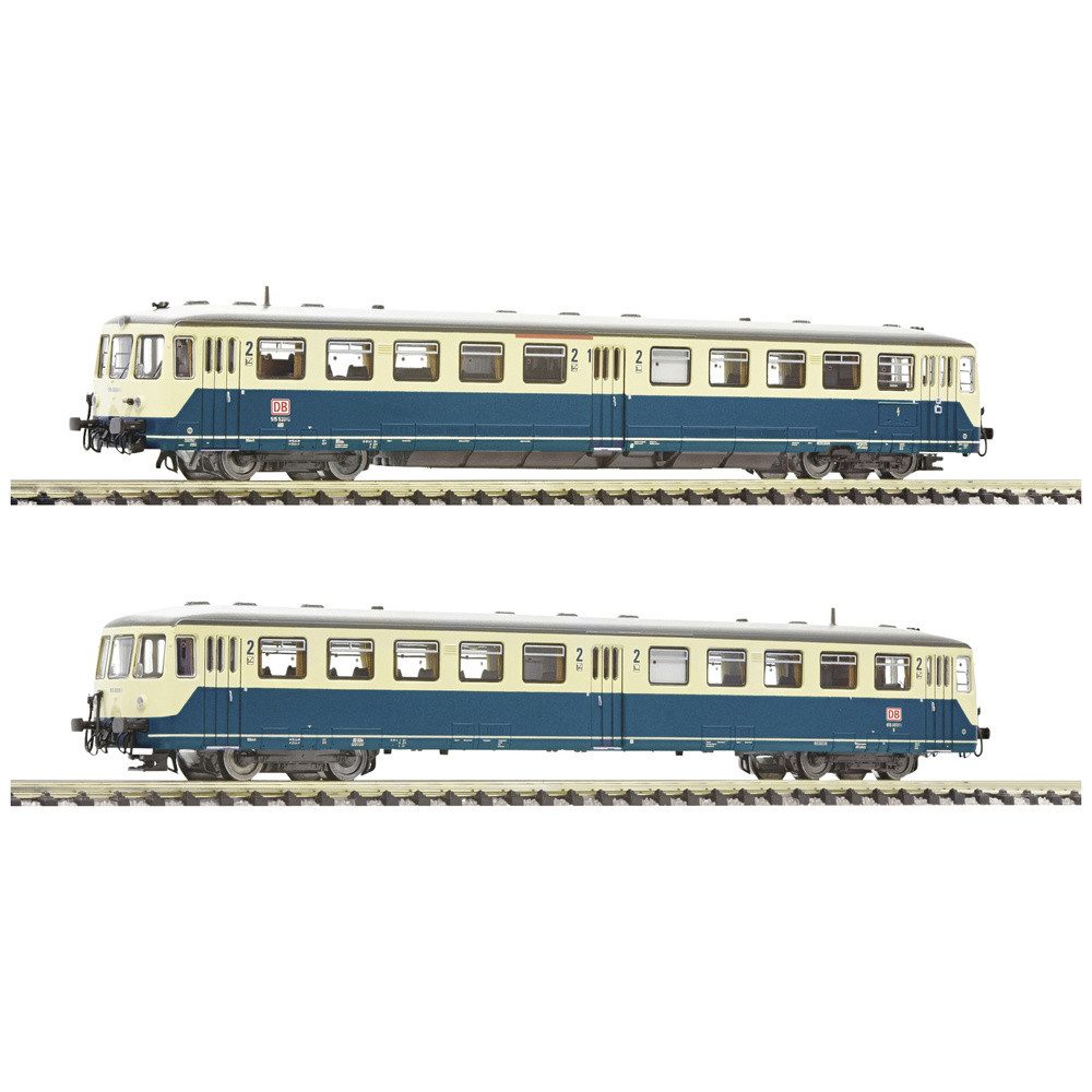 Diesellokomotive Fleischmann 740102 N Akkutriebwagen 515 529-6 mit Steuerwagen der DB A