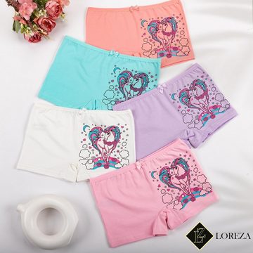 LOREZA Panty 10er Set Mädchen Pantys - Unicorn - Bunt (Spar-Packung, 10-St)