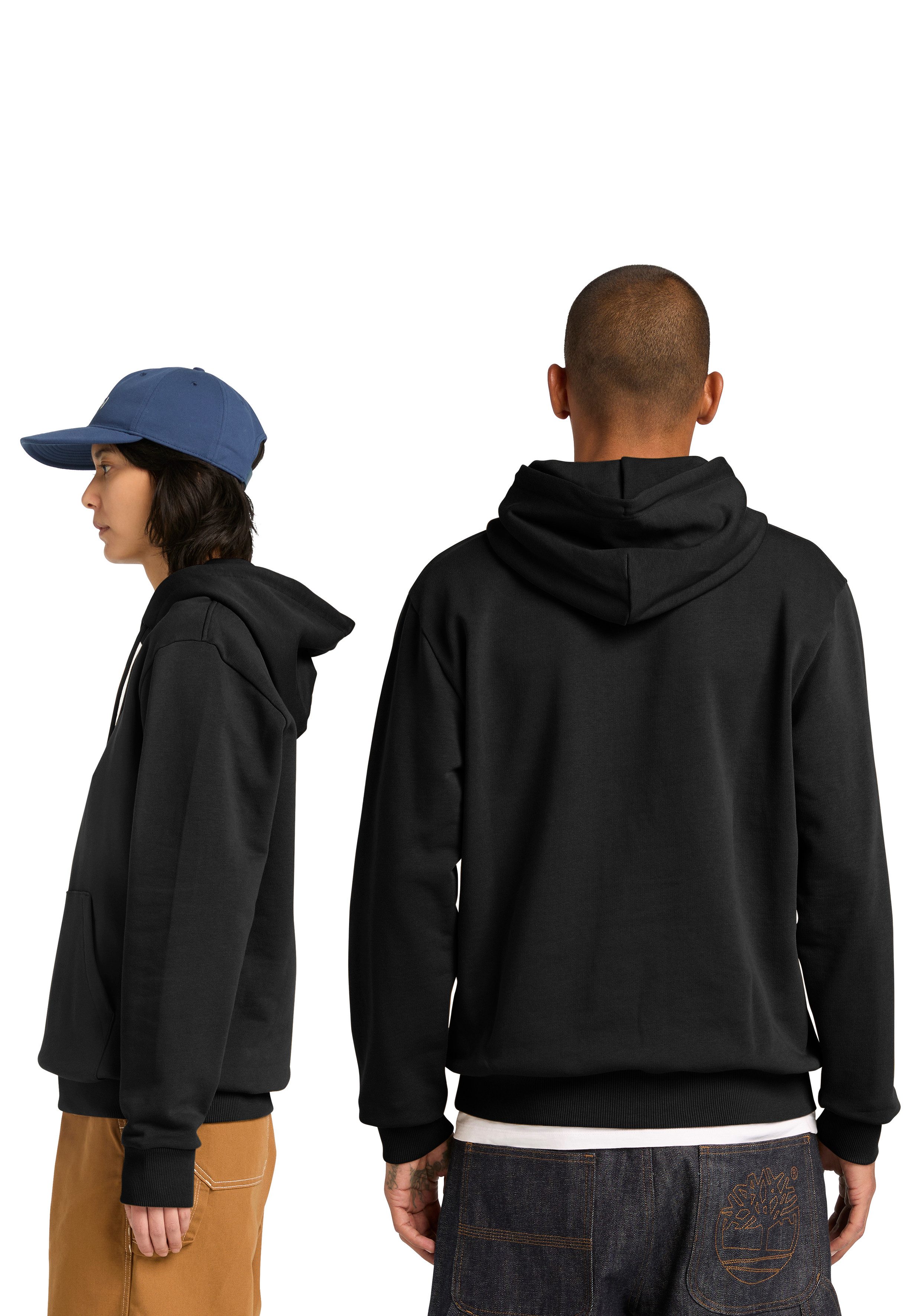 Timberland Kapuzensweatshirt Silicon Badge Hoodie (LB) für Erwachsene, sportlicher Stil, mit Kapuze, bequeme Passform