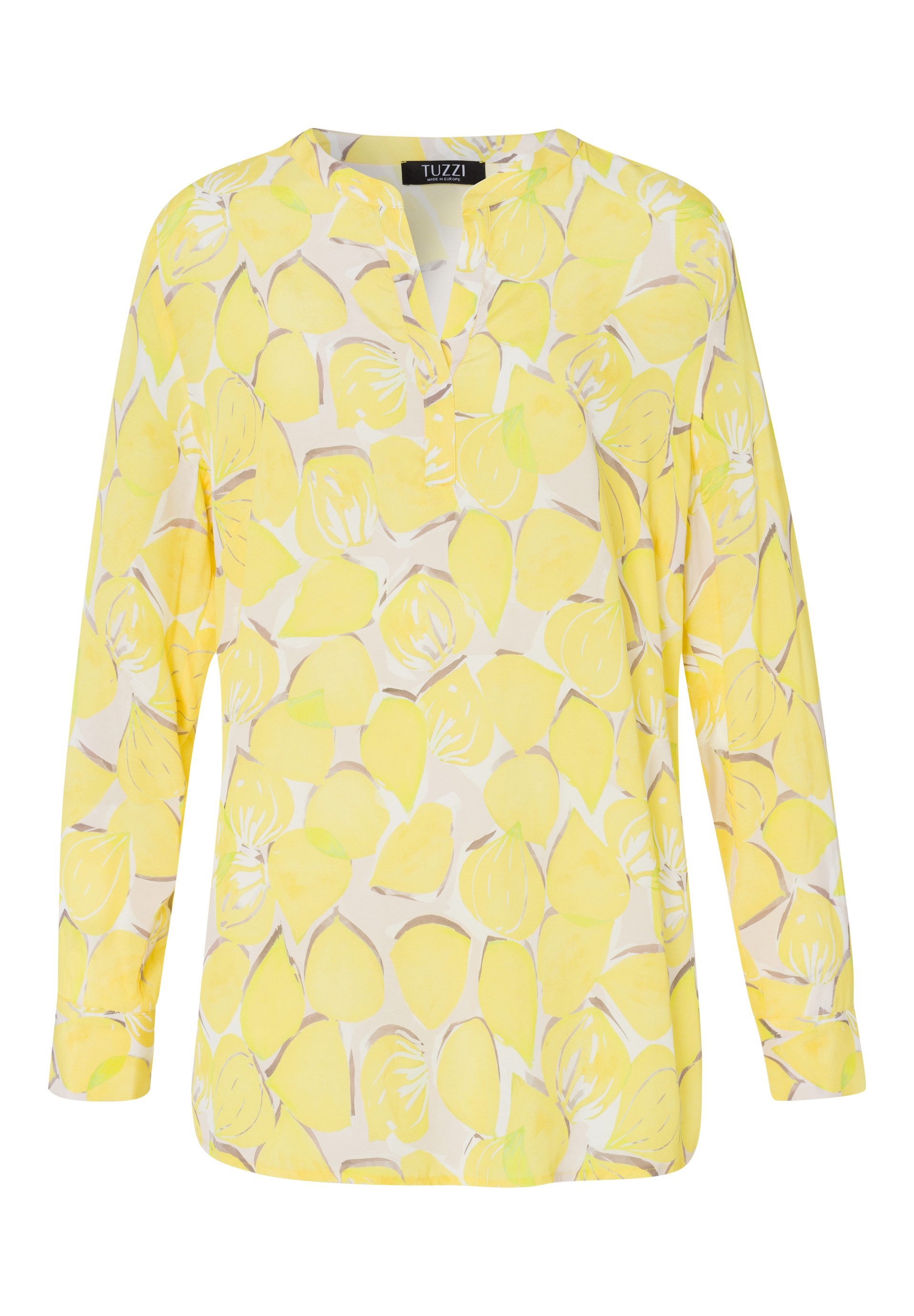 TUZZI Langarmbluse mit Zitronen-Print günstig online kaufen