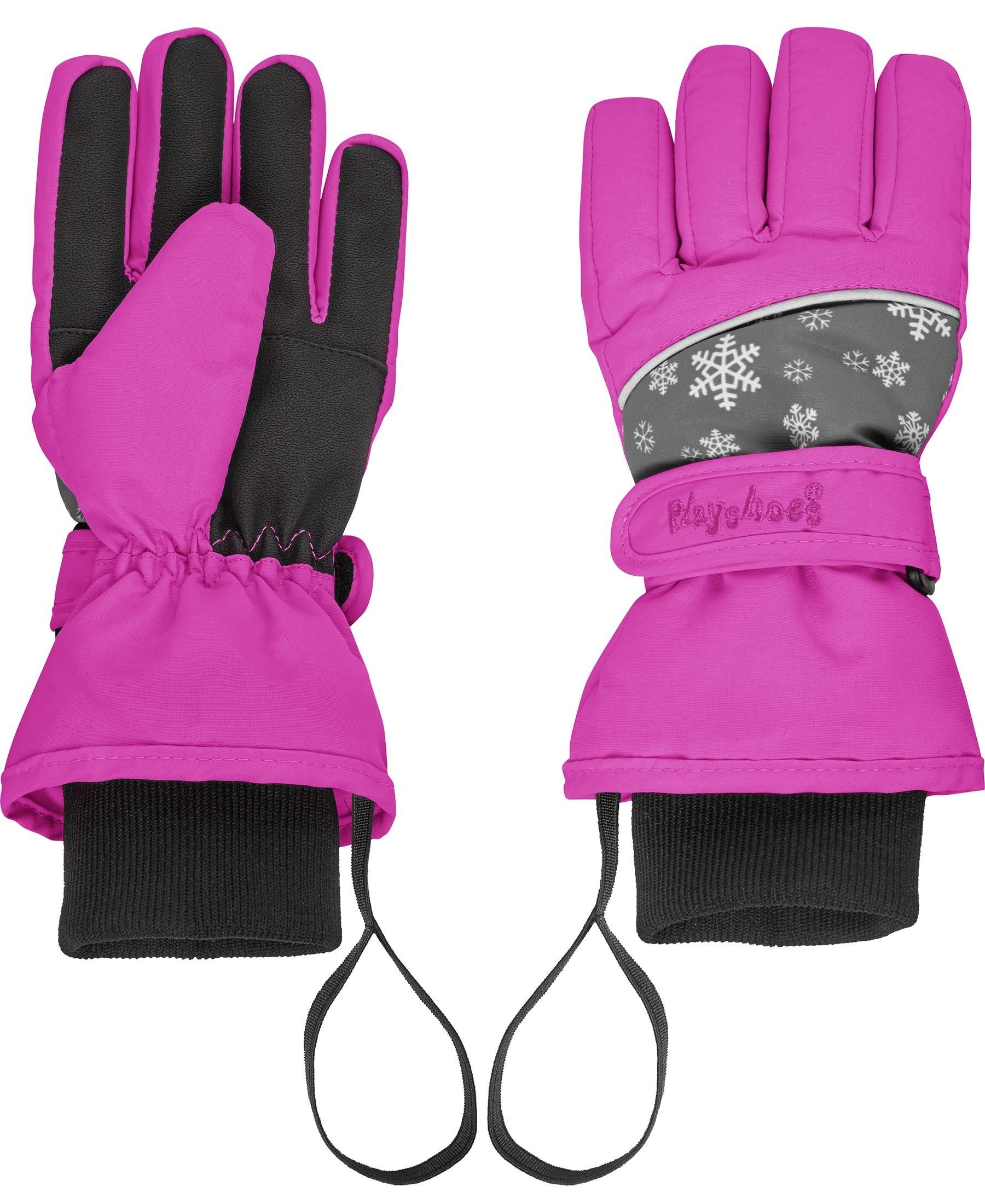 Skihandschuhe Playshoes pink