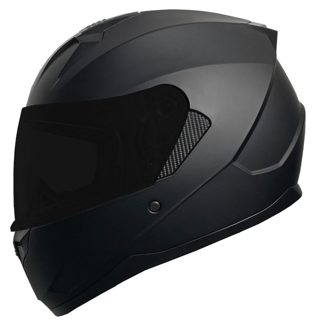 RALLOX Helmets Motorradhelm Motorradhelm Integralhelm Helm RALLOX 67 matt schwarz S M L XL – Bild 2 von 5