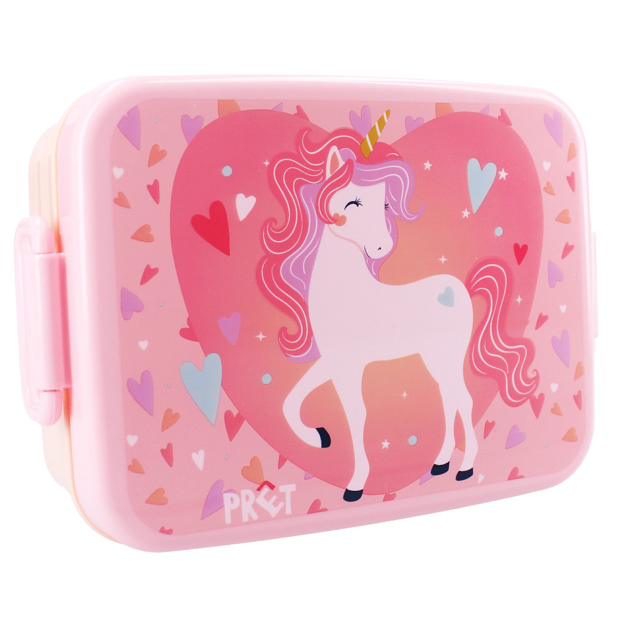 Vadobag Lunchbox Prêt Lunch Bunch Brotdose 16x13x5 cm Einhorn-Design