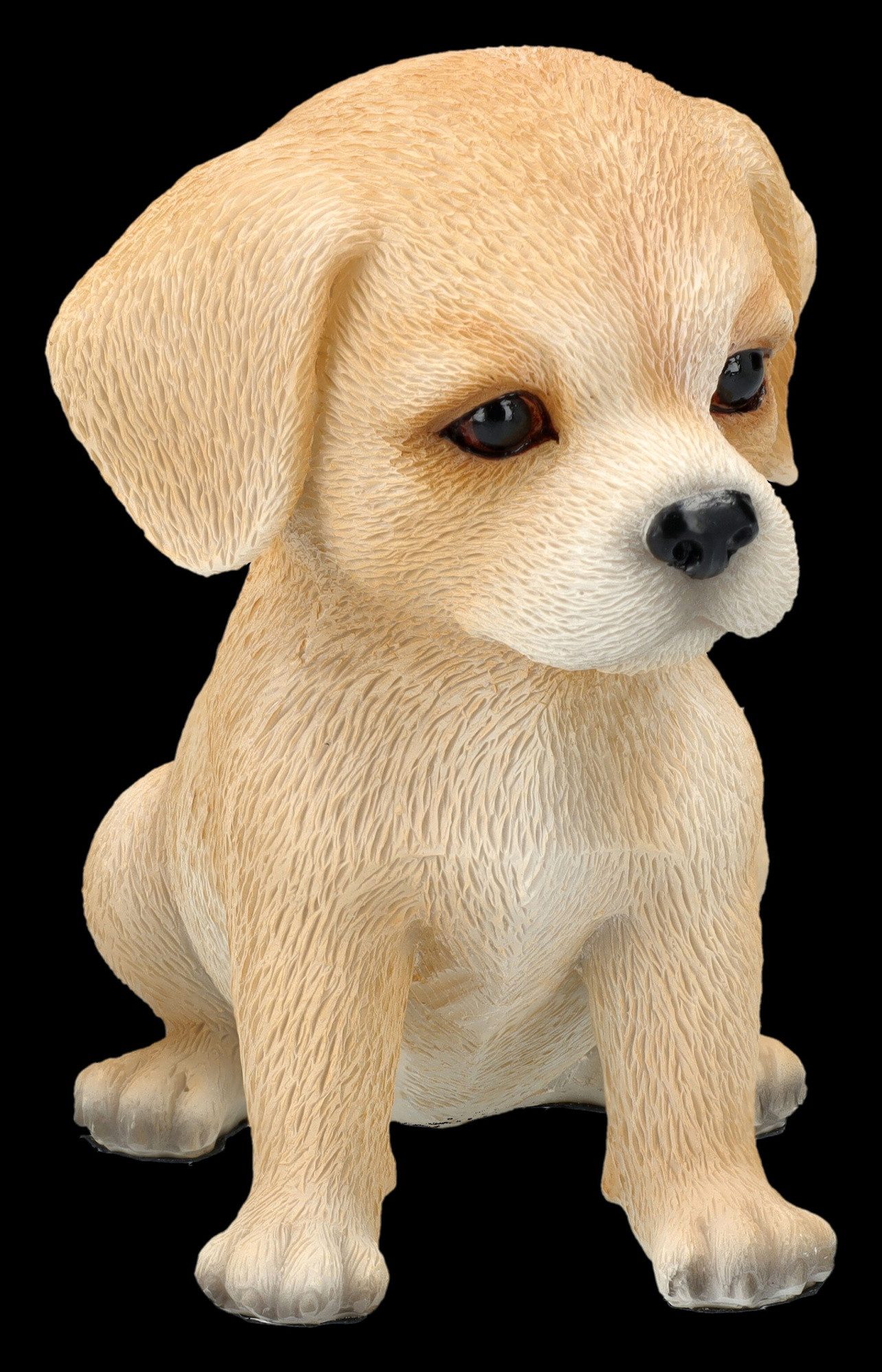 Figuren Shop GmbH Tierfigur Deko Hund - Labrador Welpe Figur - Hundefigur Welpenfigur Hunde-Baby
