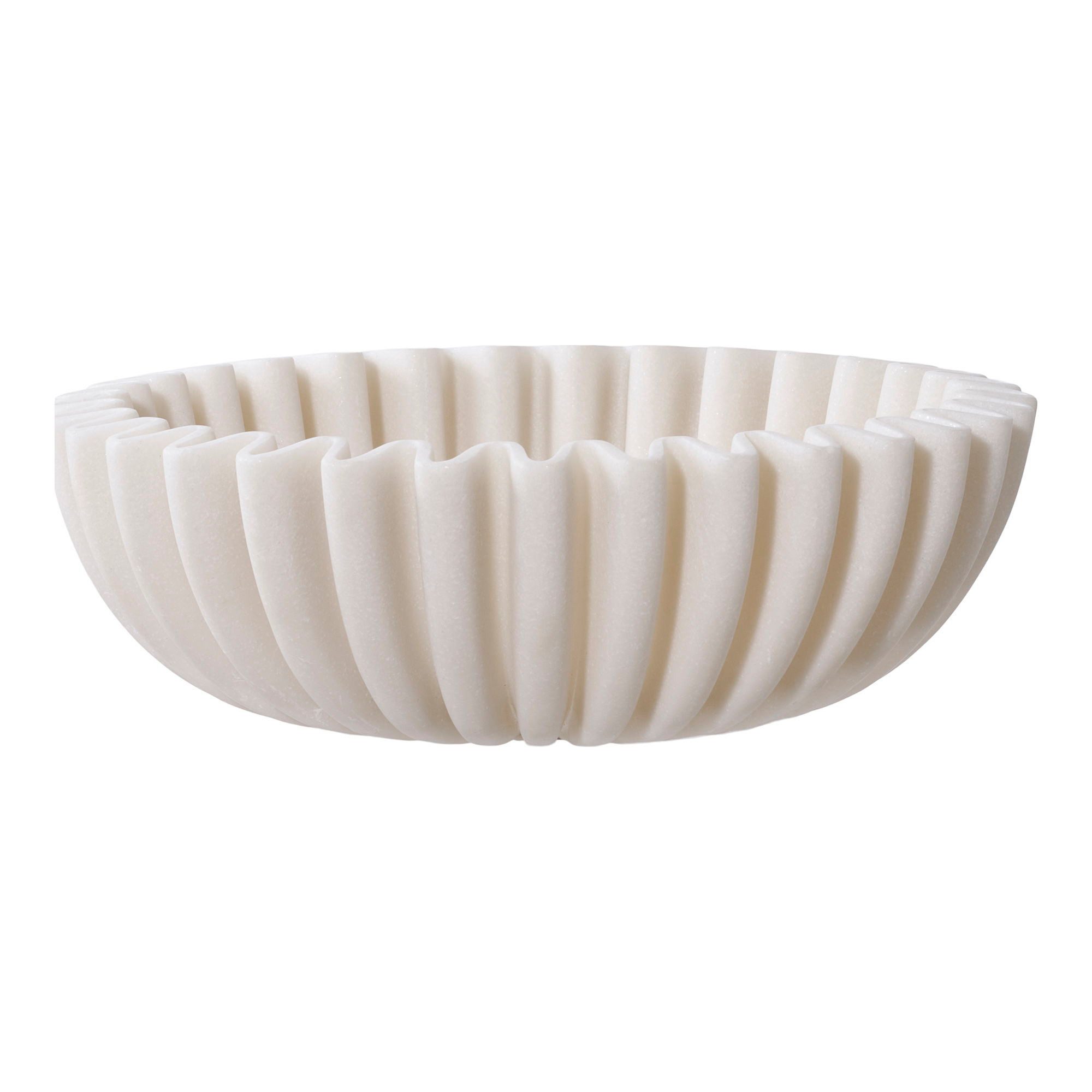 tinkaro Dekoschale Schale Polyresin ø20x6,5 cm Beige (1 St)