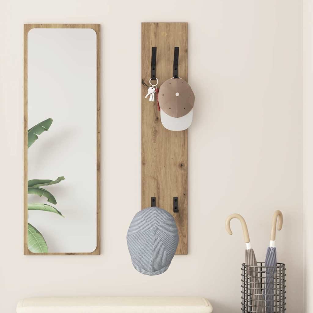 vidaXL Regal Wandmontierter nachttisch Wandhalterung Artisan-Eiche, 1-tlg. – Bild 2 von 5