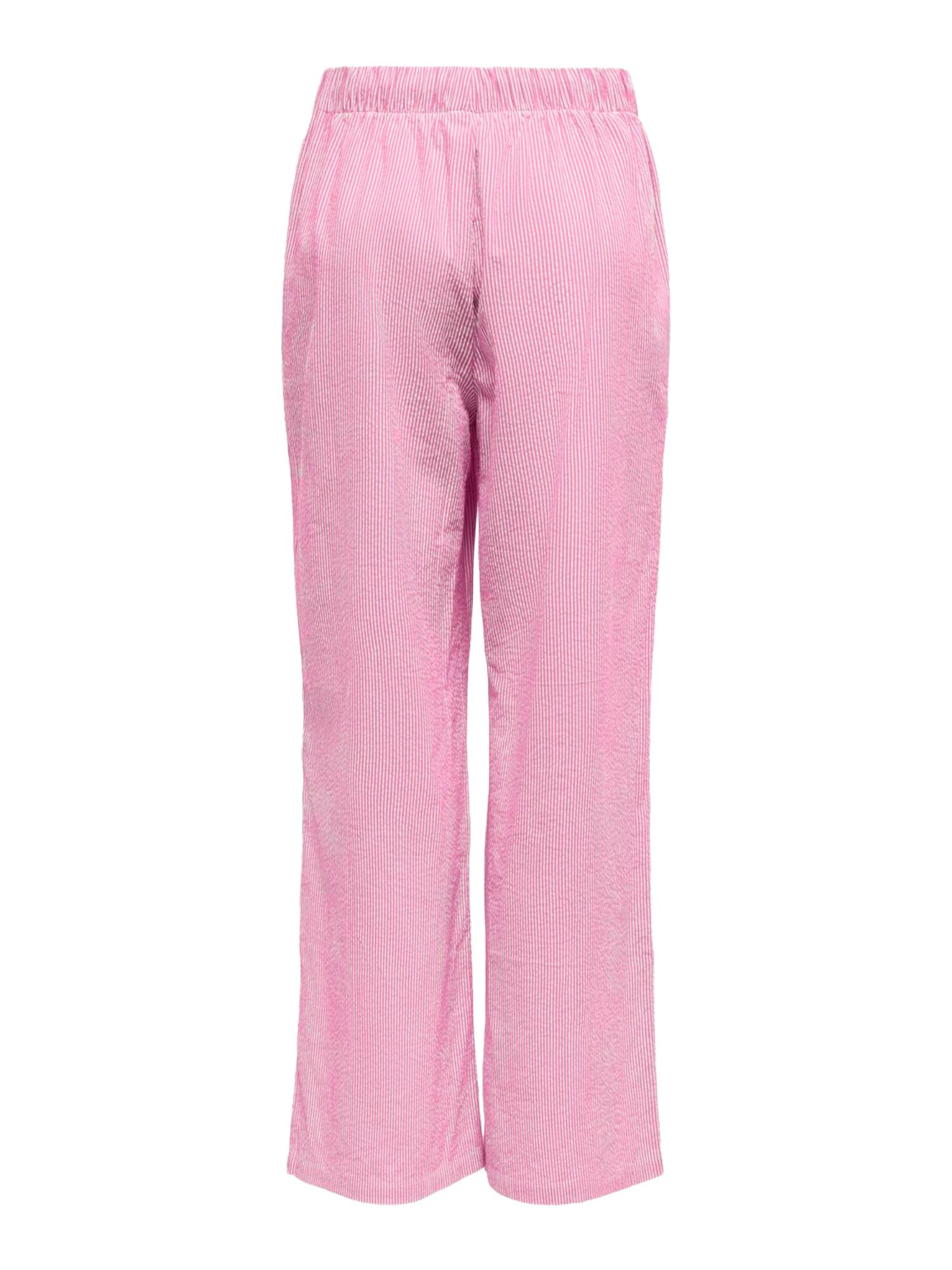 ONLY Stoffhose 2026 2_SPRING2 rosa, Freizeit, Baumwolle, Strukturiert, Relaxed Fit, Mittel