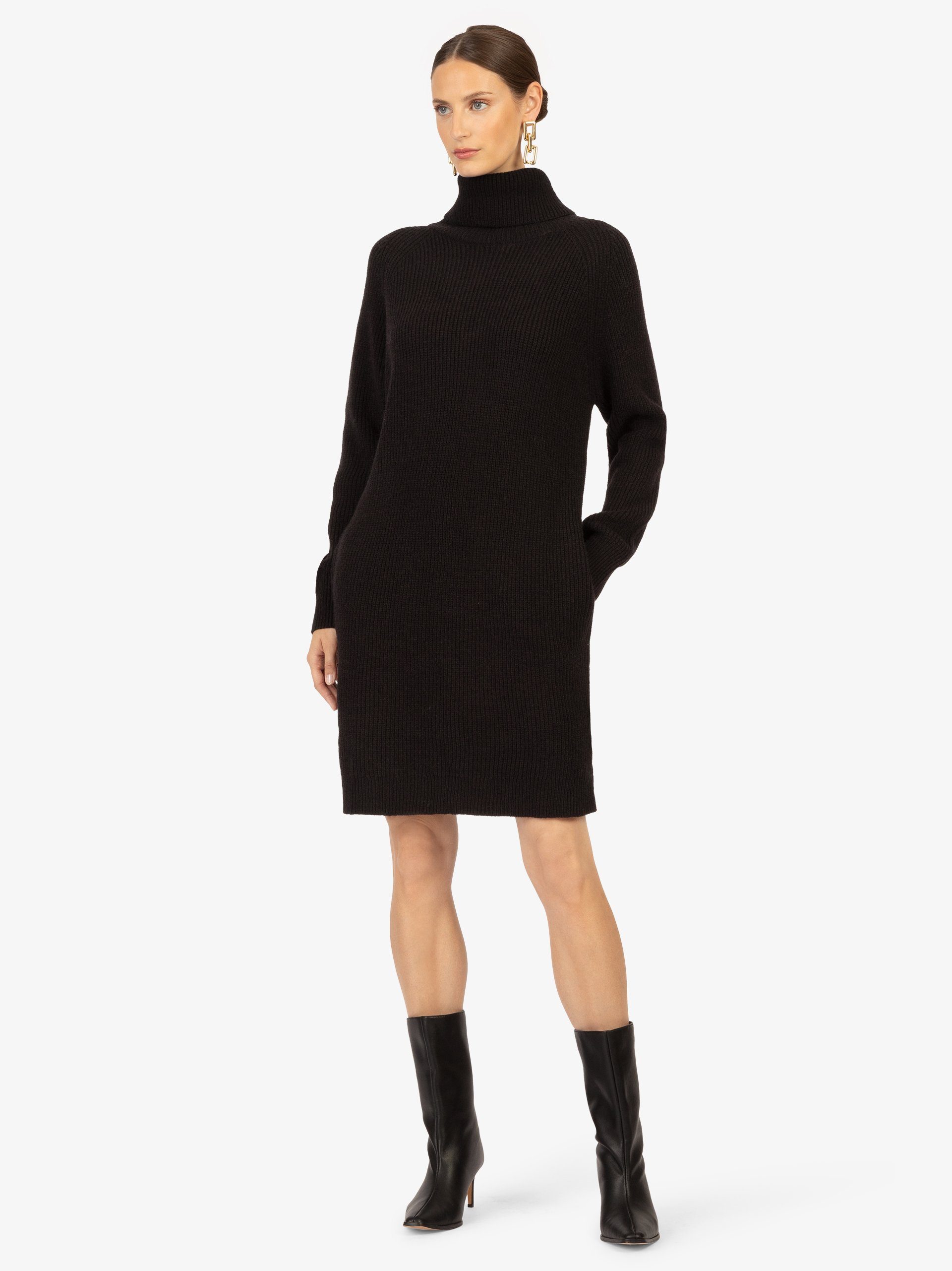 Kraimod Strickkleid mit Monochromes und gestricktes Design