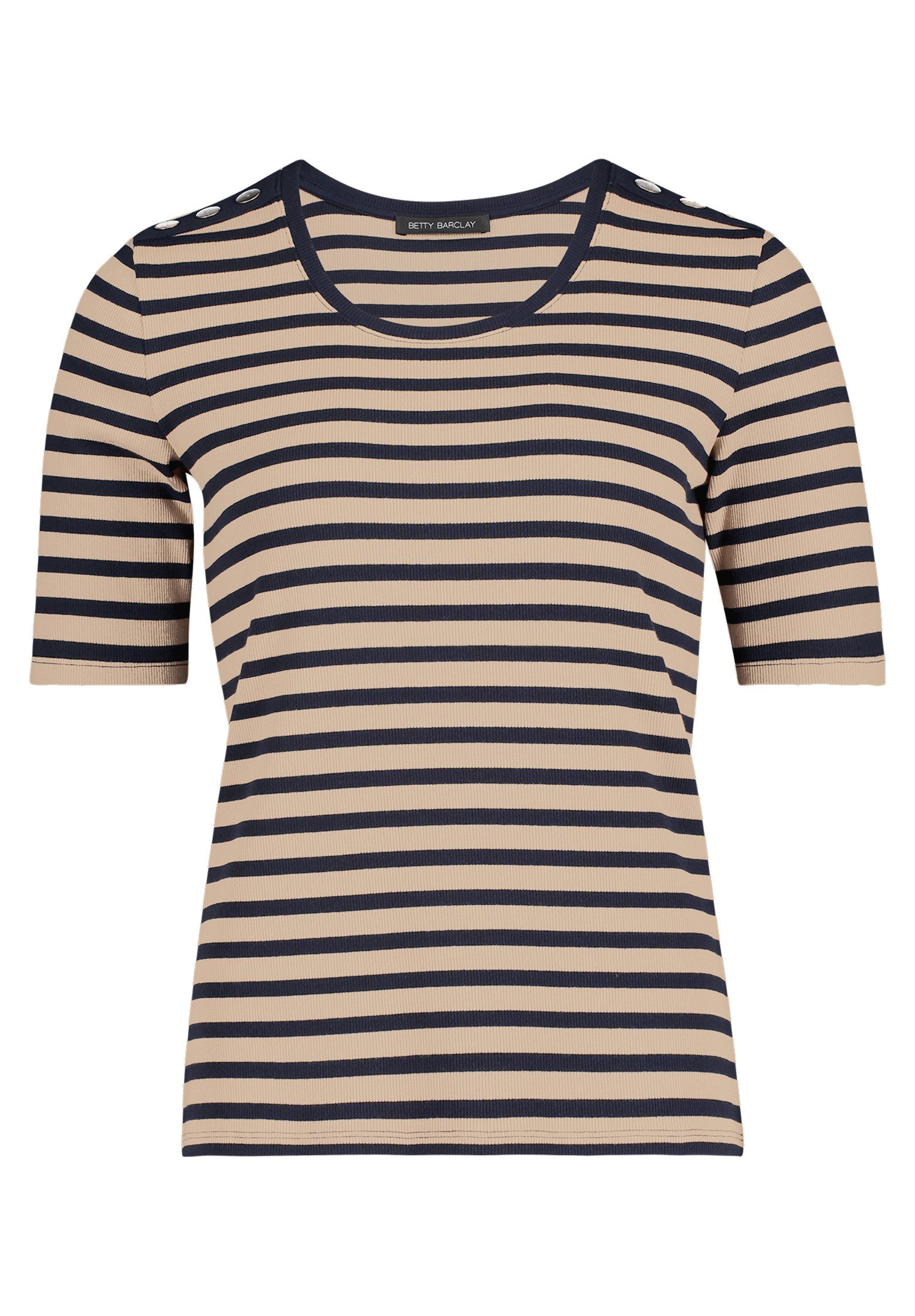 Betty Barclay Kurzarmshirt Damen mit Rippenstruktur (1-tlg) günstig online kaufen