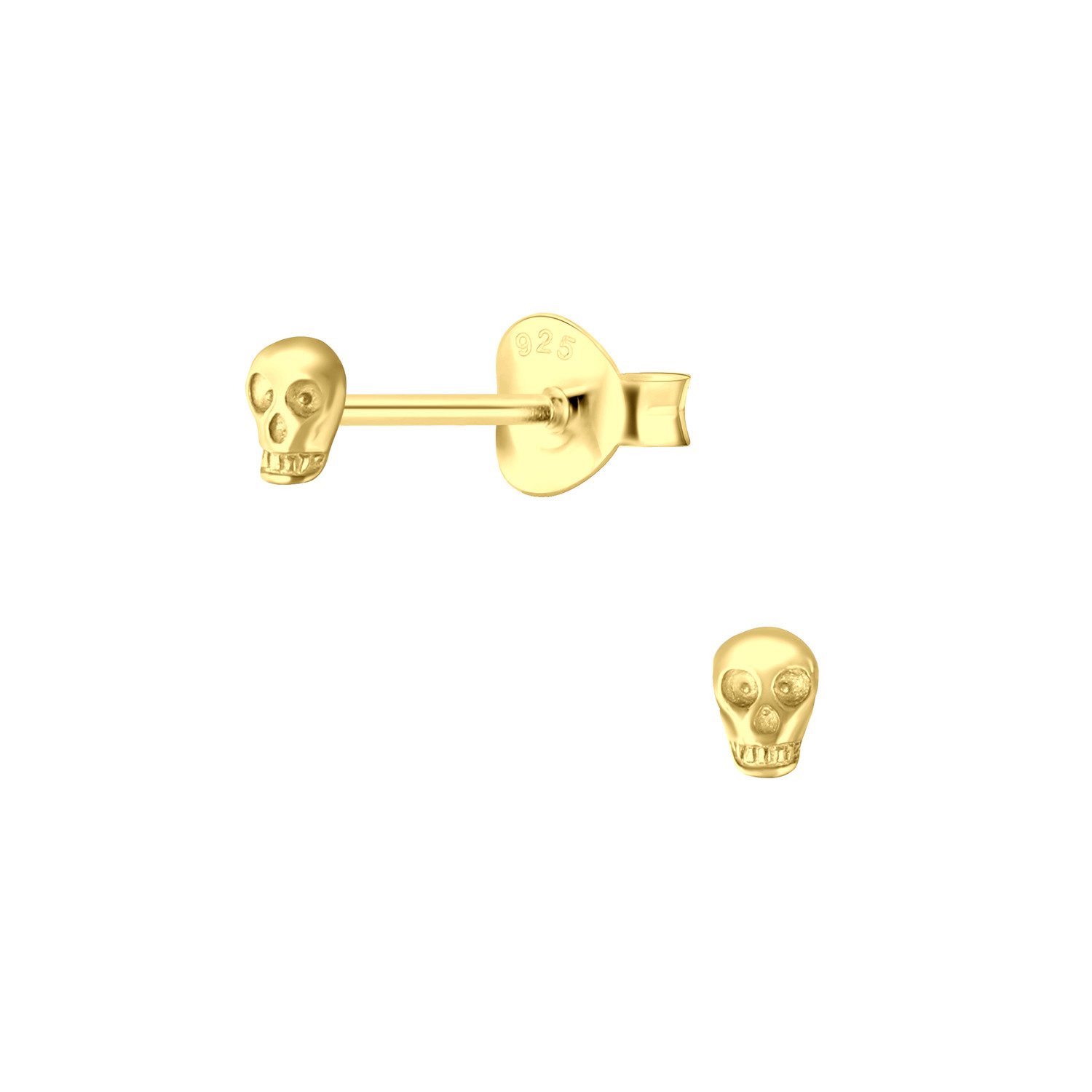 Ohrring-Set Totenkopf Ohrringe 925 Silber
