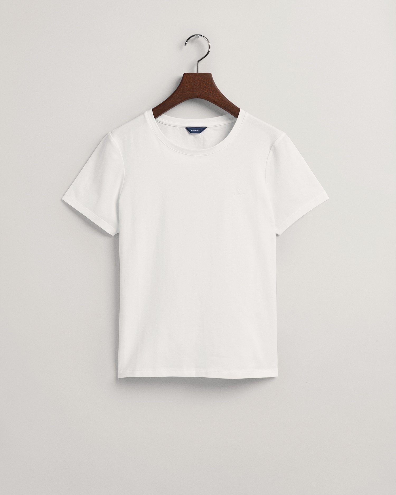 T-Shirt aus Gant Weiß Stretch-Baumwolle Top