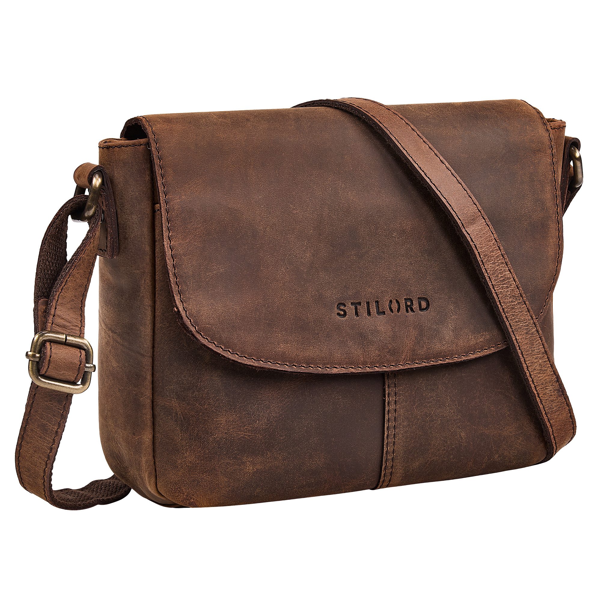 Handtasche "Elowen" Stylishe Kleine Echtleder Umhängetasche für Damen