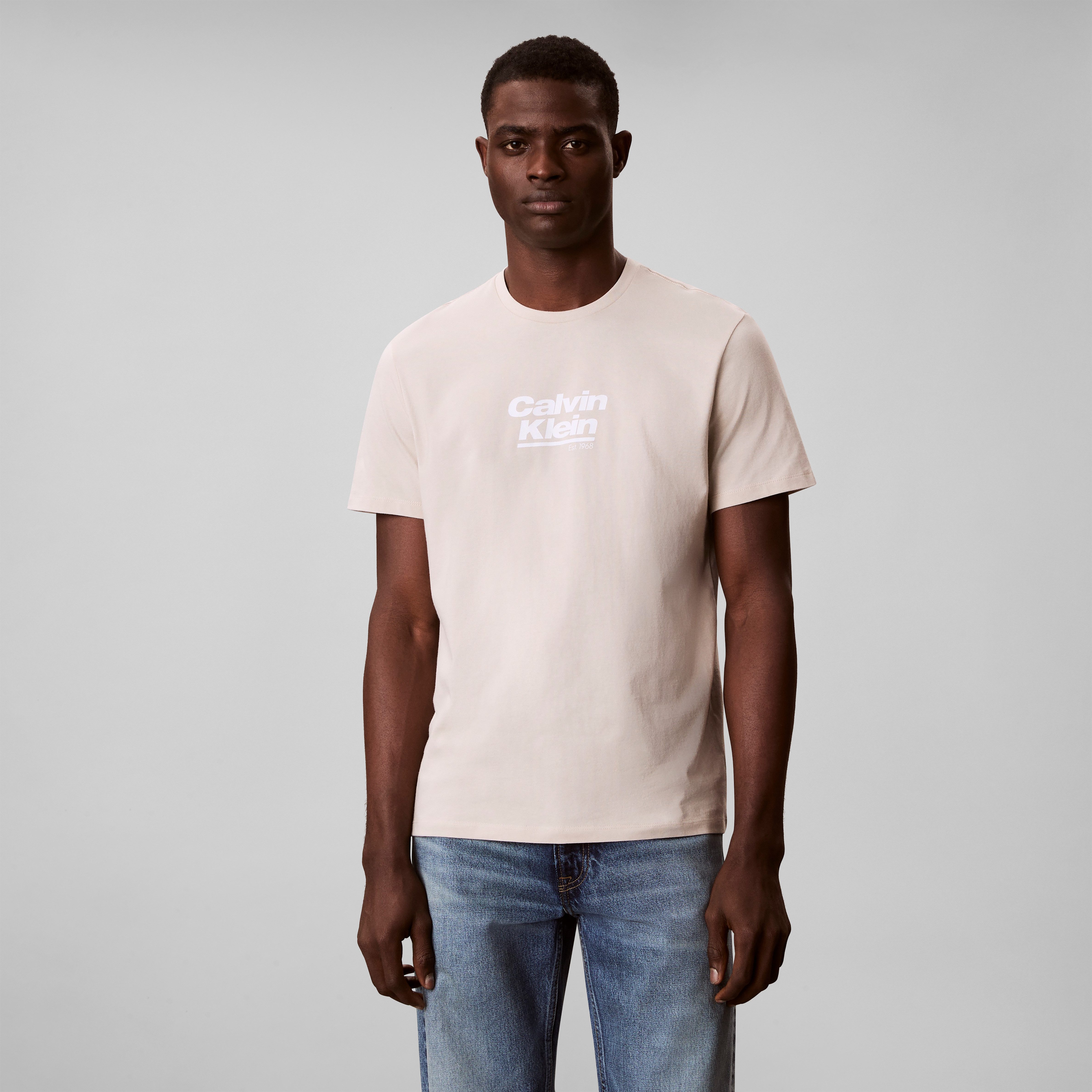Calvin Klein Jeans T-Shirt Rundhalsausschnitt, Regular Fit, Logoschriftzug günstig online kaufen