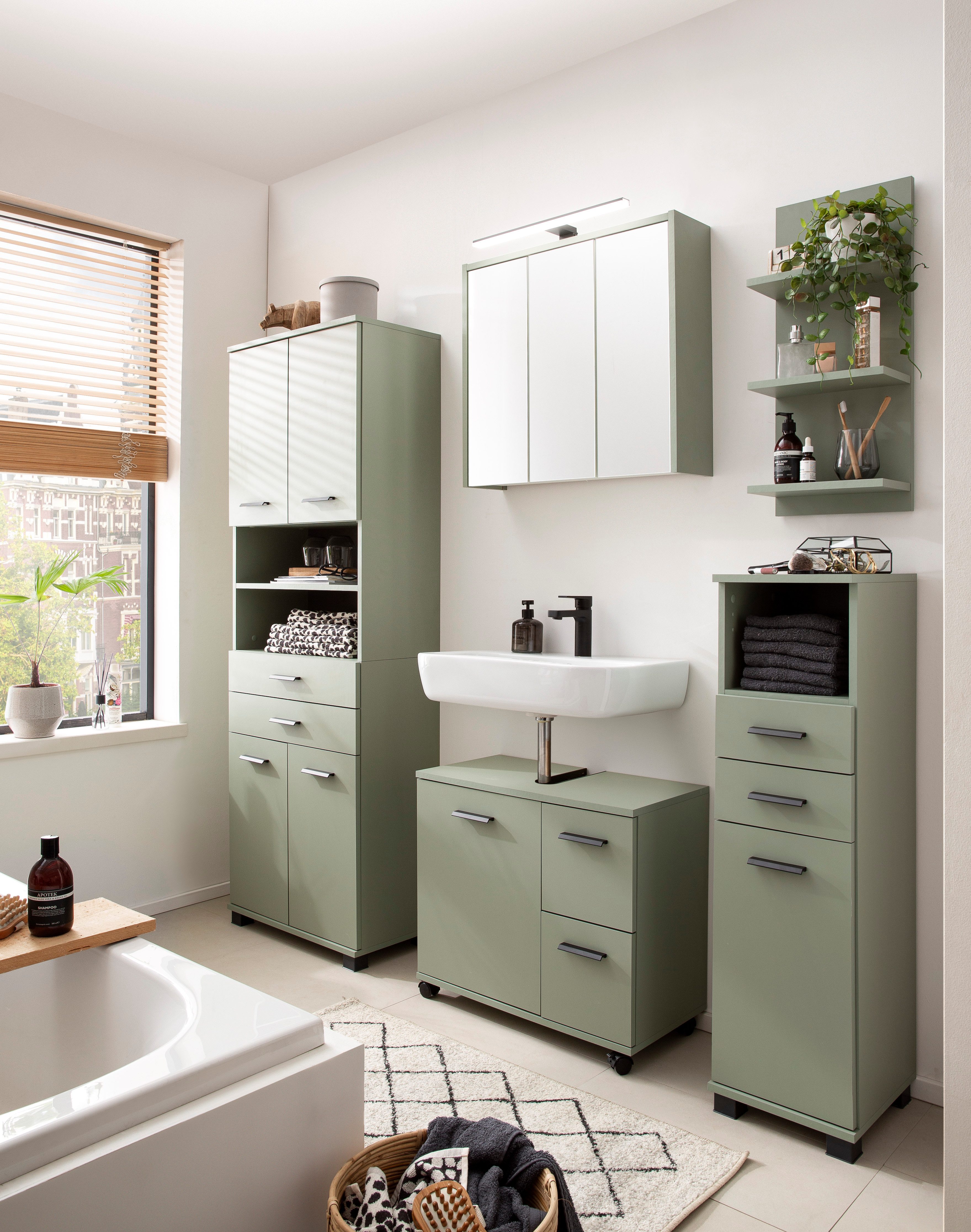 welltime Wandregal Palermo, Breite 30 cm made in Germany, 3 Regalböden günstig online kaufen