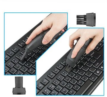 Gontence Handstaubsauger Mini Staubsauger USB Schreibtisch Tastatur, Auto Computer Sauger mit Licht & 2 Aufsätzen