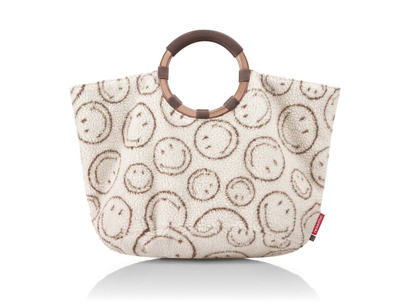 REISENTHEL® Tragetasche loopbag hobo smiley® teddy chocolate
