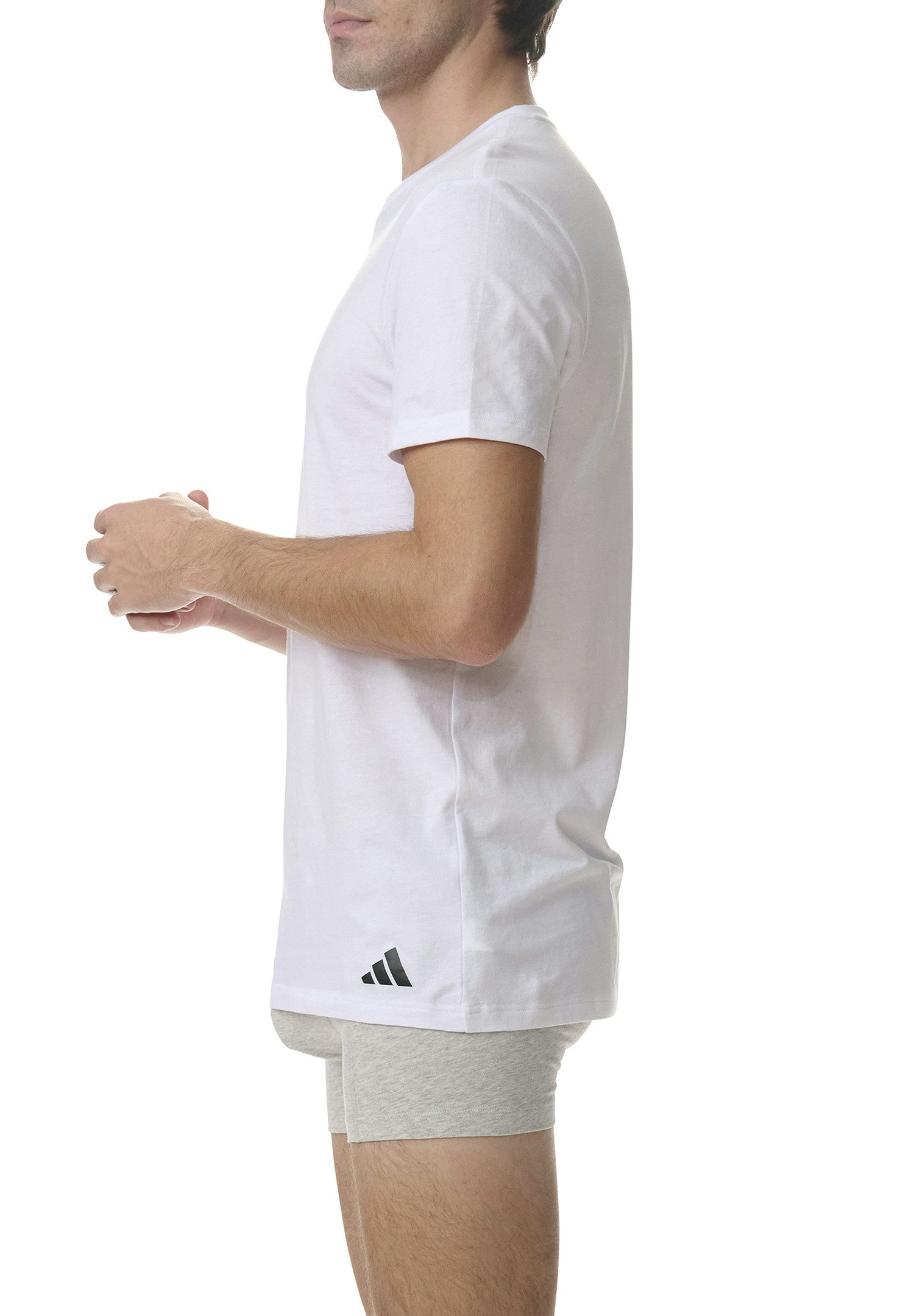 adidas Performance Poloshirt T-Shirt Basic 6P (Packung, 6-tlg., 6er-Pack)