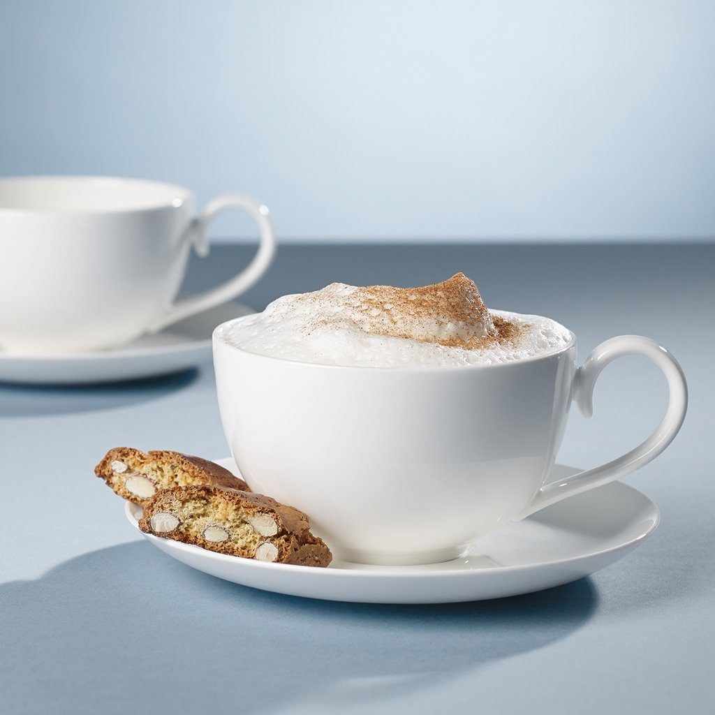Villeroy & Boch Tasse Royal Kaffeetasse, 1-tlg., Porzellan, Premium Bone Porcelain, mikrow.- & spülm.sicher, Made in Germany