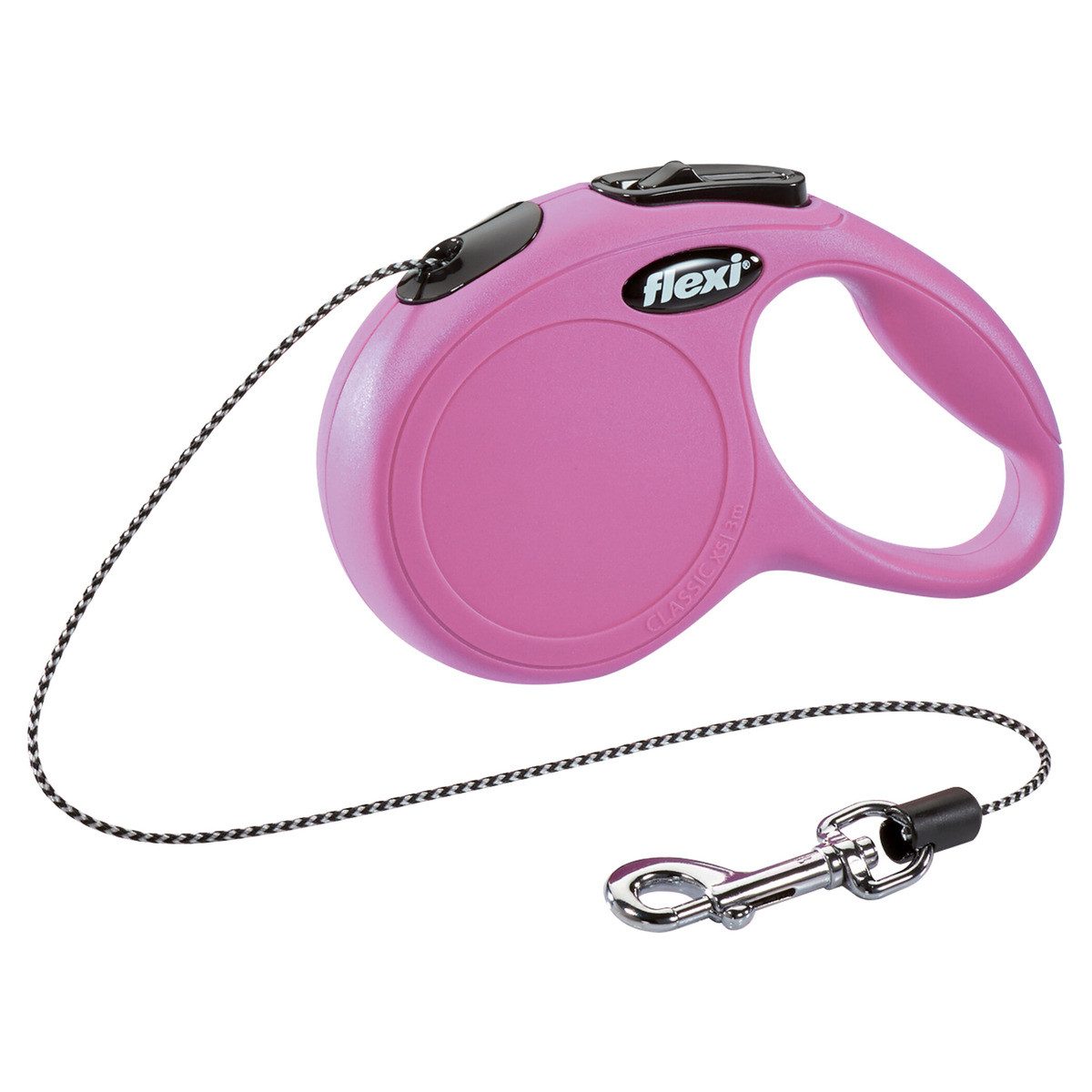 flexi Leine New Classic Cat Seil rosa