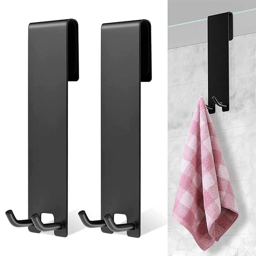 zggzerg Handtuchhaken Duschhaken ohne Bohren 2er Set, Edelstahl Haken für G günstig online kaufen