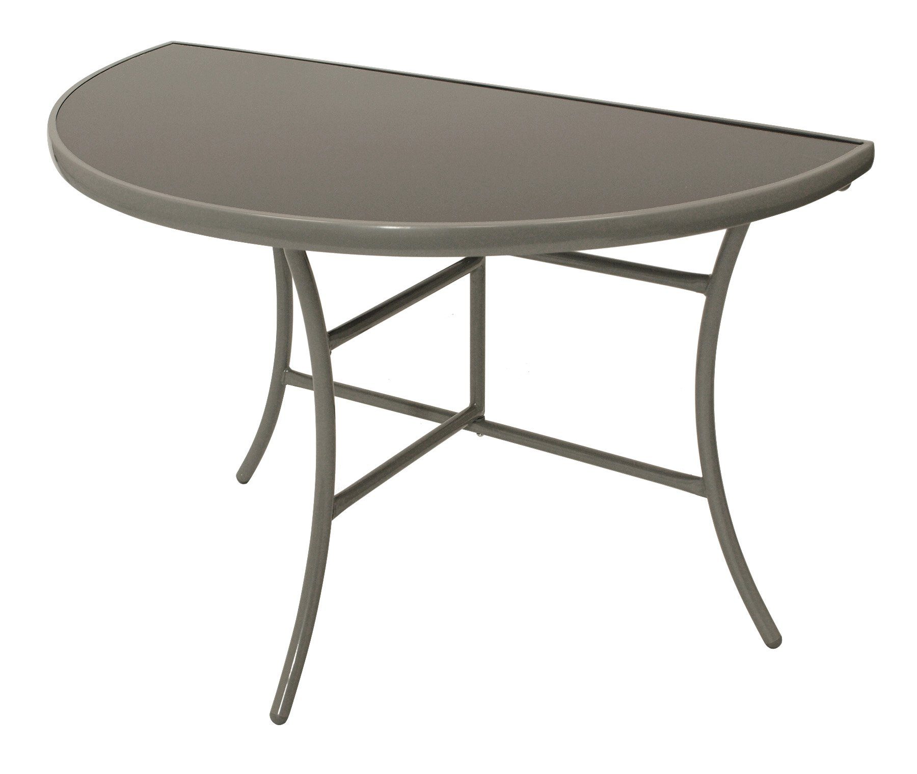 DEGAMO Gartentisch Palermo (1-St), halbrund 58x110cm, günstig online kaufen