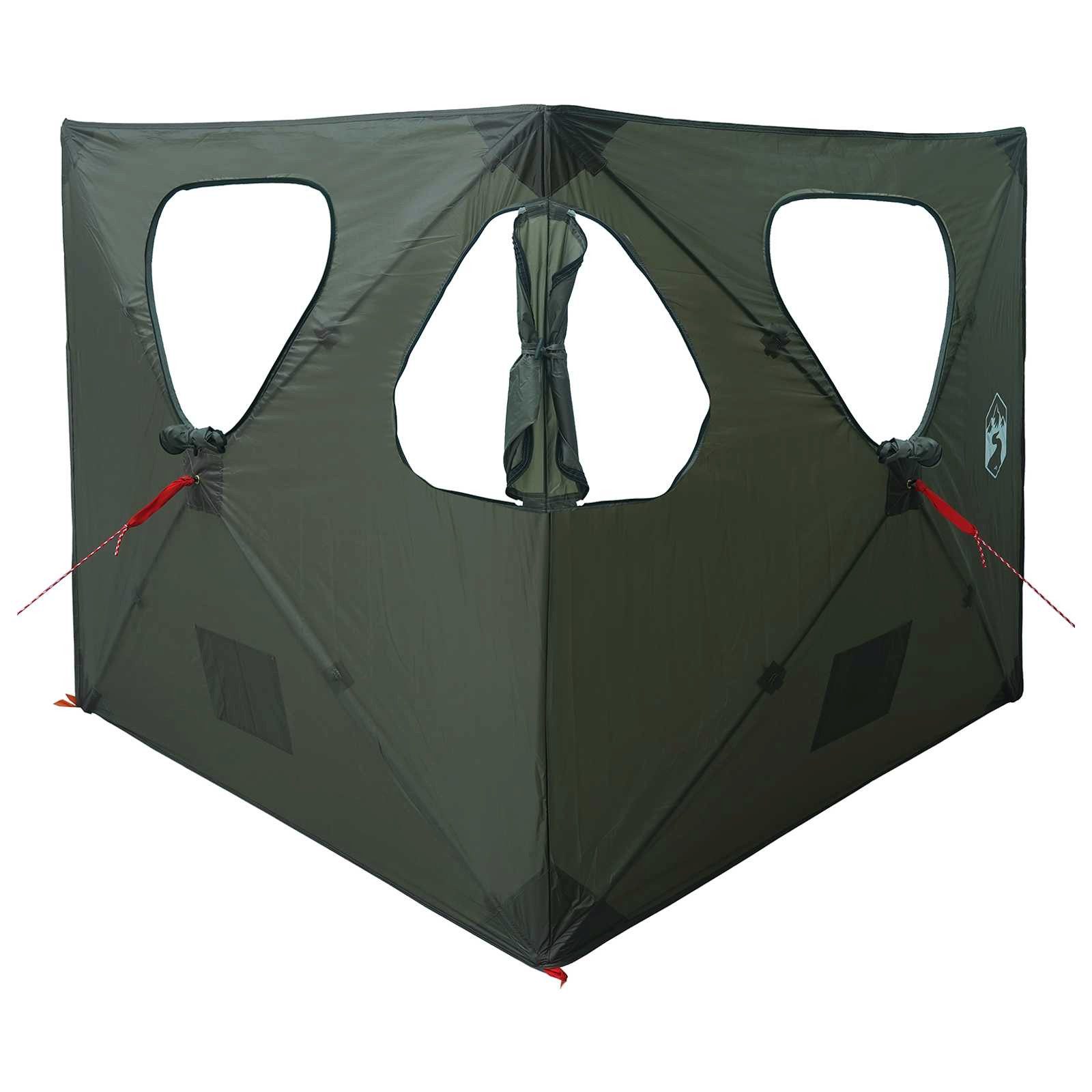 vidaXL Kuppelzelt Huntingzelt 145 x 145 x 150 cm Olivegrün Polyester und Stahl, (1 tlg)