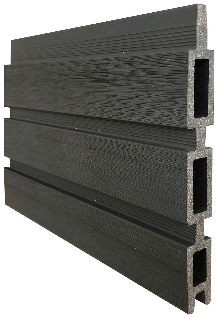 Tetzner & Jentzsch Sichtschutzelement WARREN 5, (Set), pflegeleicht, coextrudierte Oberfläche, Design-Oberfläche