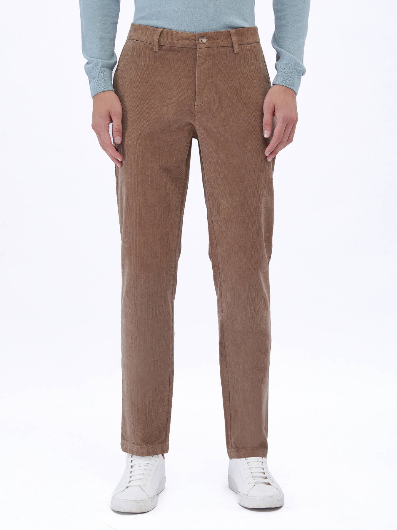 KİP Boyfriend-Jeans Lässige Hose aus gewebtem Cord mit regulärer Passform aus Baumwollmisc