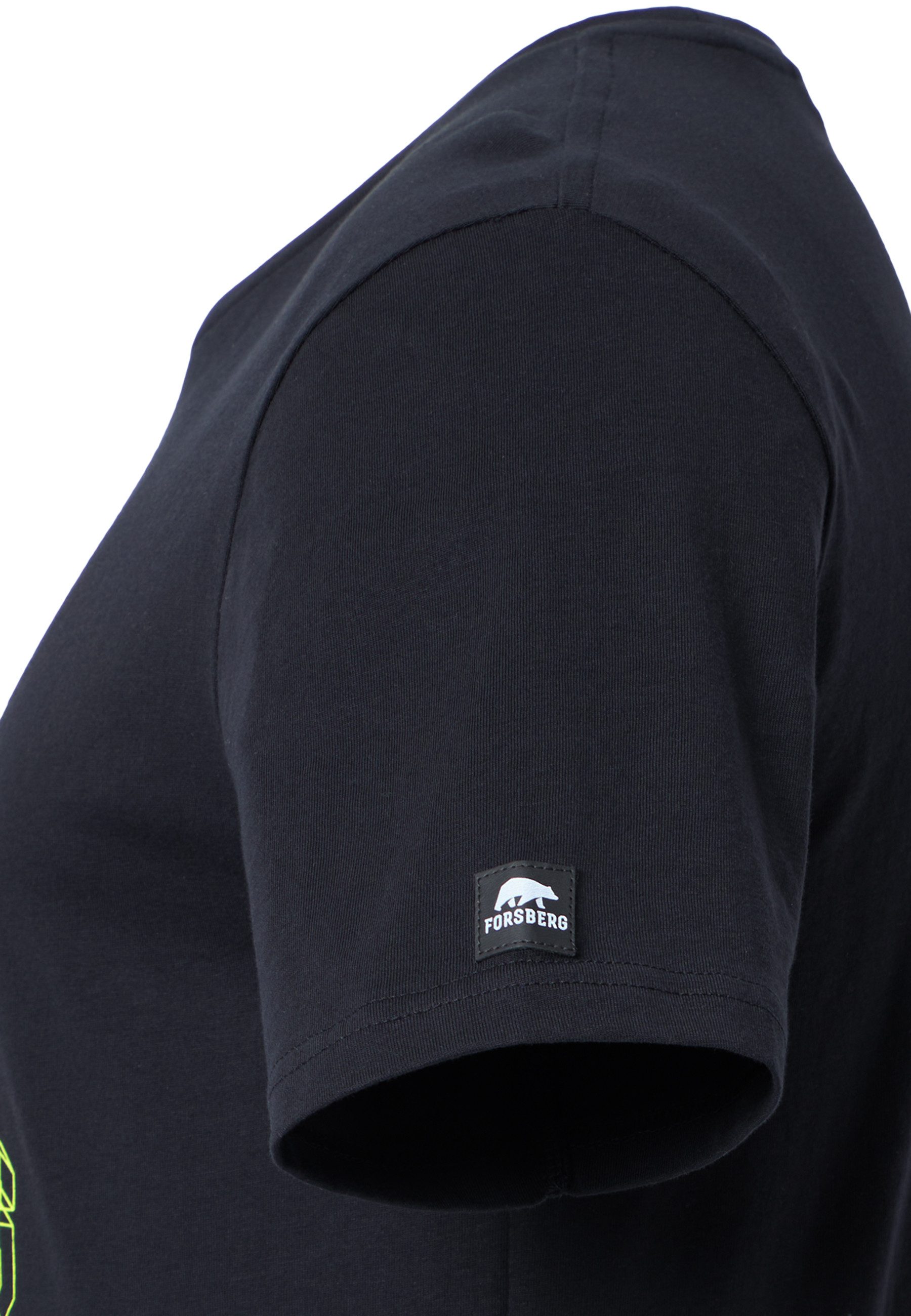 FORSBERG T-Shirt mit Dimensionslogo