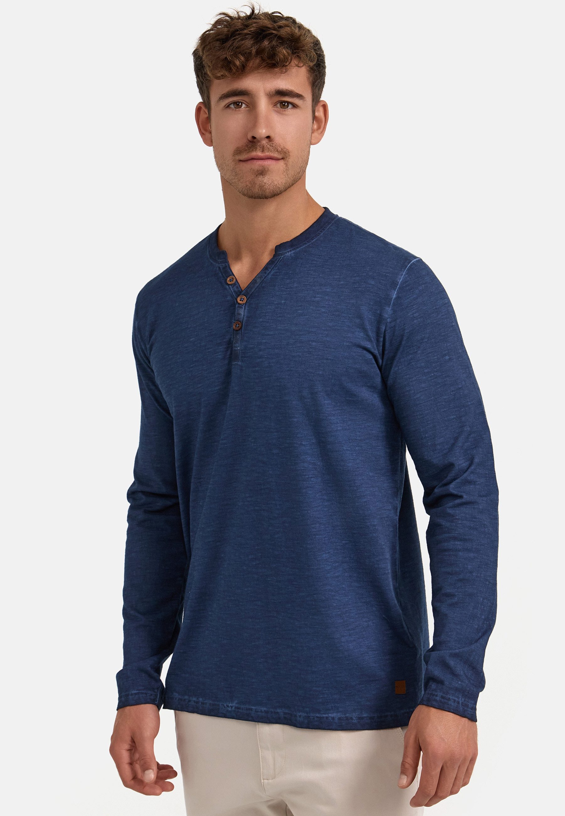 Indicode Langarmshirt INKilsone lässiges Longsleeve mit günstig online kaufen