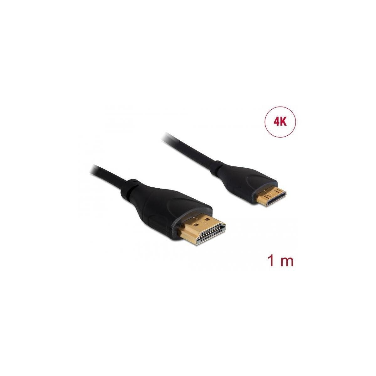 Delock Kabel High Speed HDMI mit Ethernet - HDMI-A Stecker >... Computer-Kabel, HDMI-A, HDMI (100,00 cm)