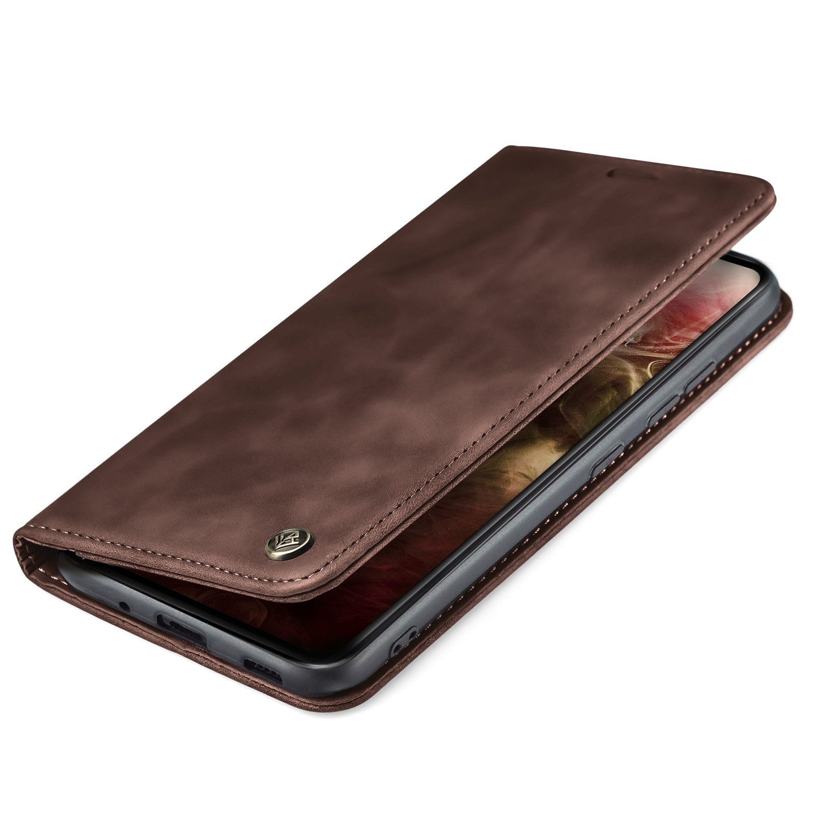 Tec-Expert Handyhülle Tasche Hülle für Samsung Galaxy S20 6.2 Zoll, 6.2, Cover Klapphülle Case mit Kartenfach Fliphülle aufstellbar