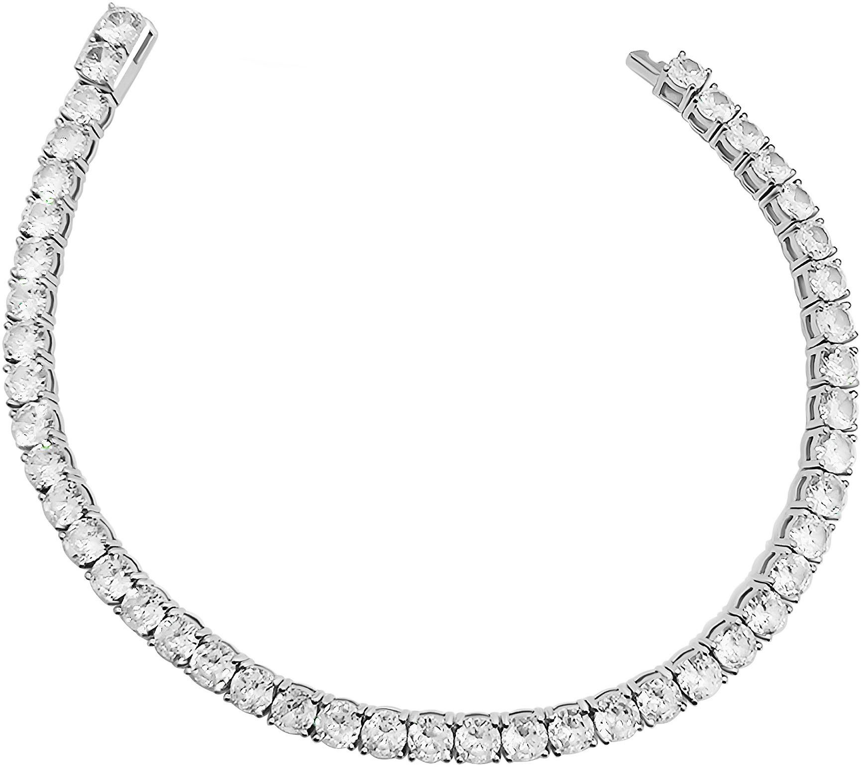 Firetti Armband Schmuck Geschenk Silber 925 Armschmuck Armkette Tennisarmband, mit Zirkonia (synth)