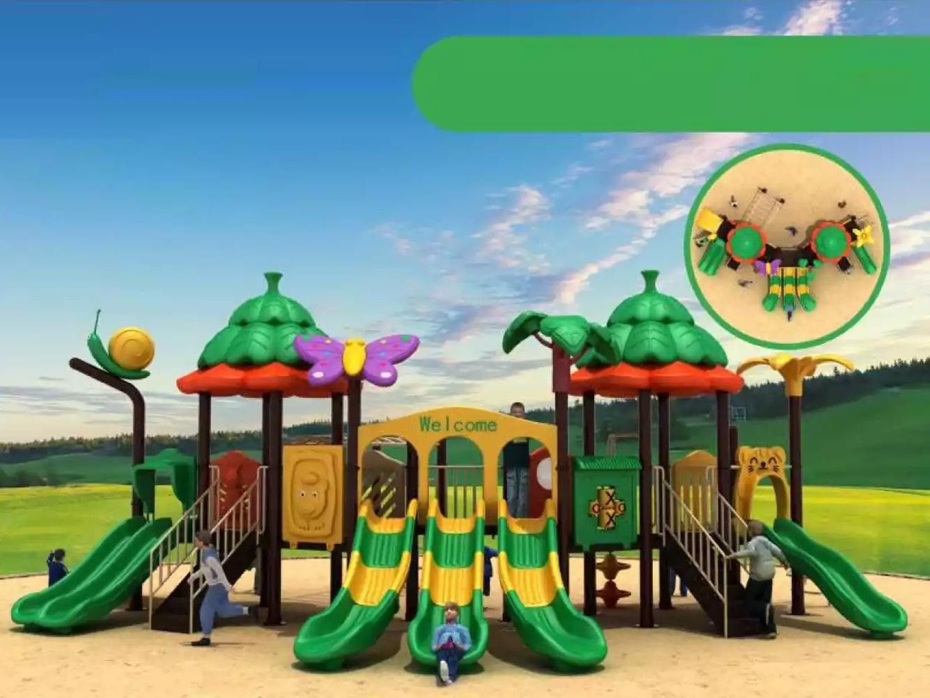 Xlmoebel Spielturm Individueller Spielplatz aus hochwertigen Materialien für Kinder, Hergestellt in Europa