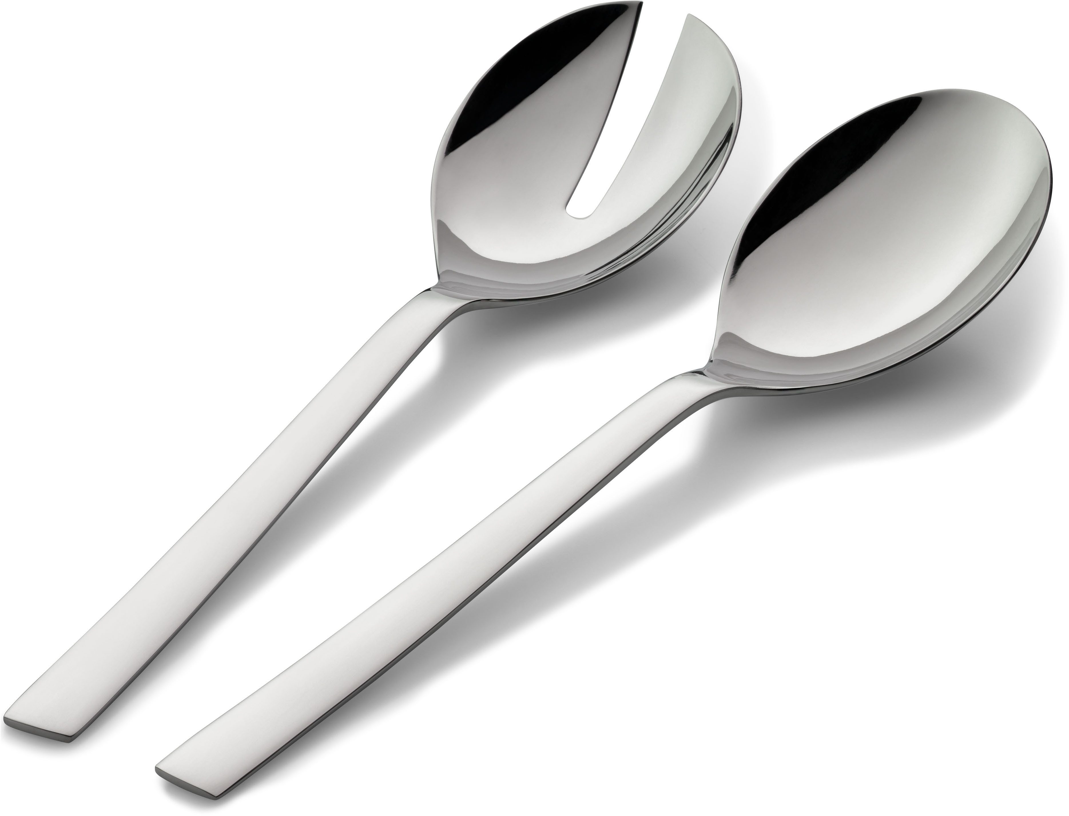 WMF Salatbesteck Nuova (Set, 2-tlg), 2-tlg., 25 cm, Cromargan Edelstahl rostfrei 18/10, Geschenkverpackung