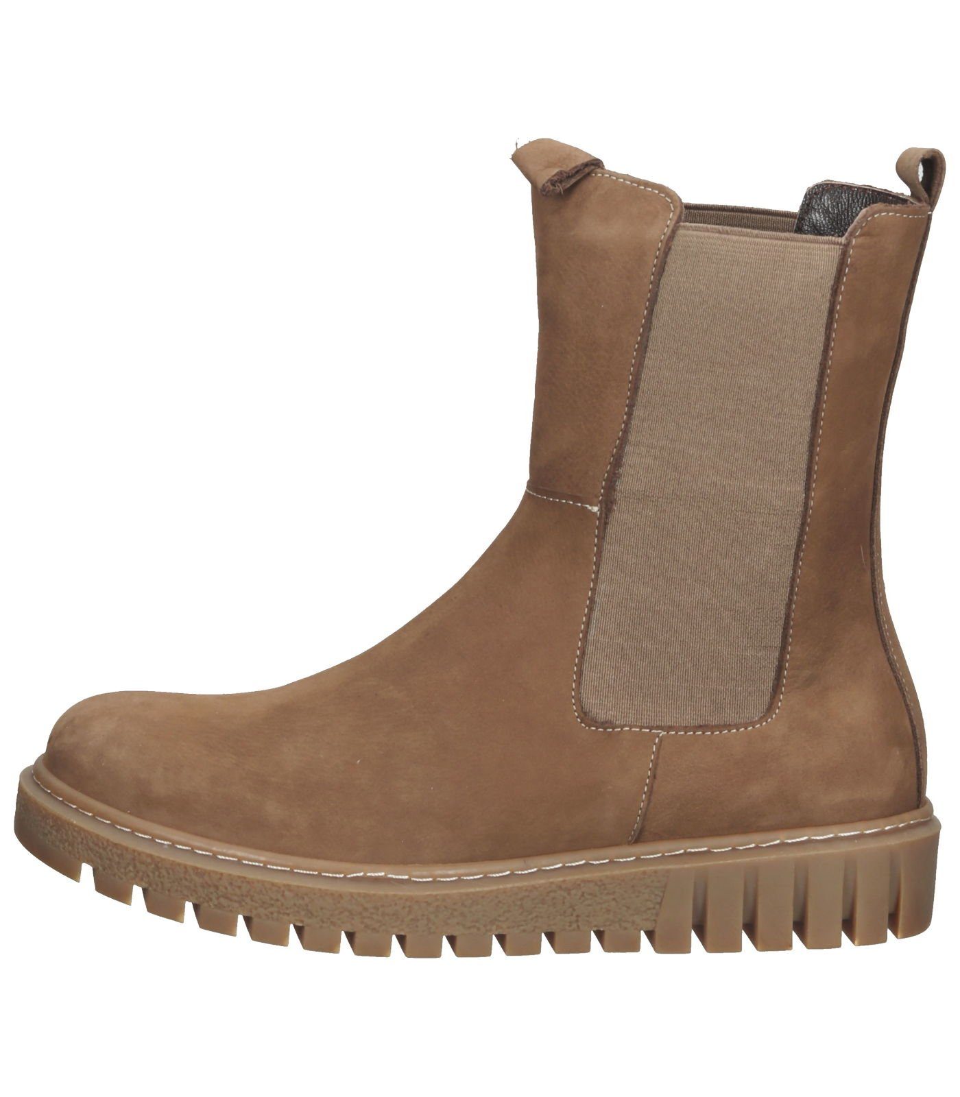 Stiefelette Lazamani Nubukleder/Textil Stiefelette