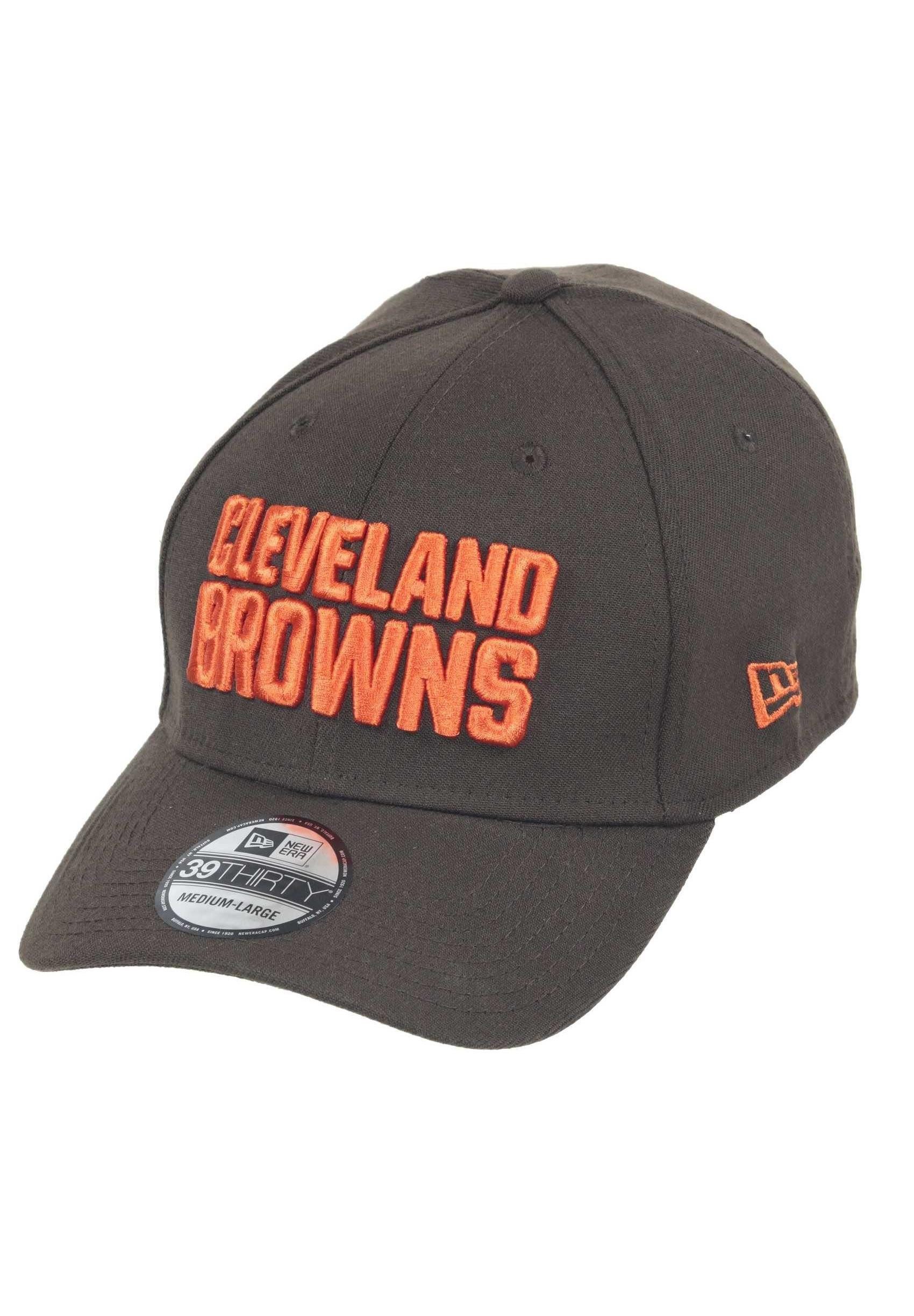 Baseball Cap New Era Cleveland Browns Core Edition 39Thirty Stretch Cap Braun