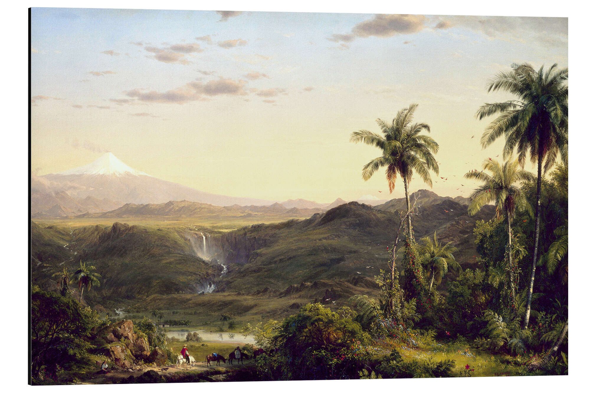 Posterlounge Wandbild Cotopaxi, Frederic Edwin Church, erhältlich als Poster, Leinwandbild, Wandsticker oder Acrylglasbild