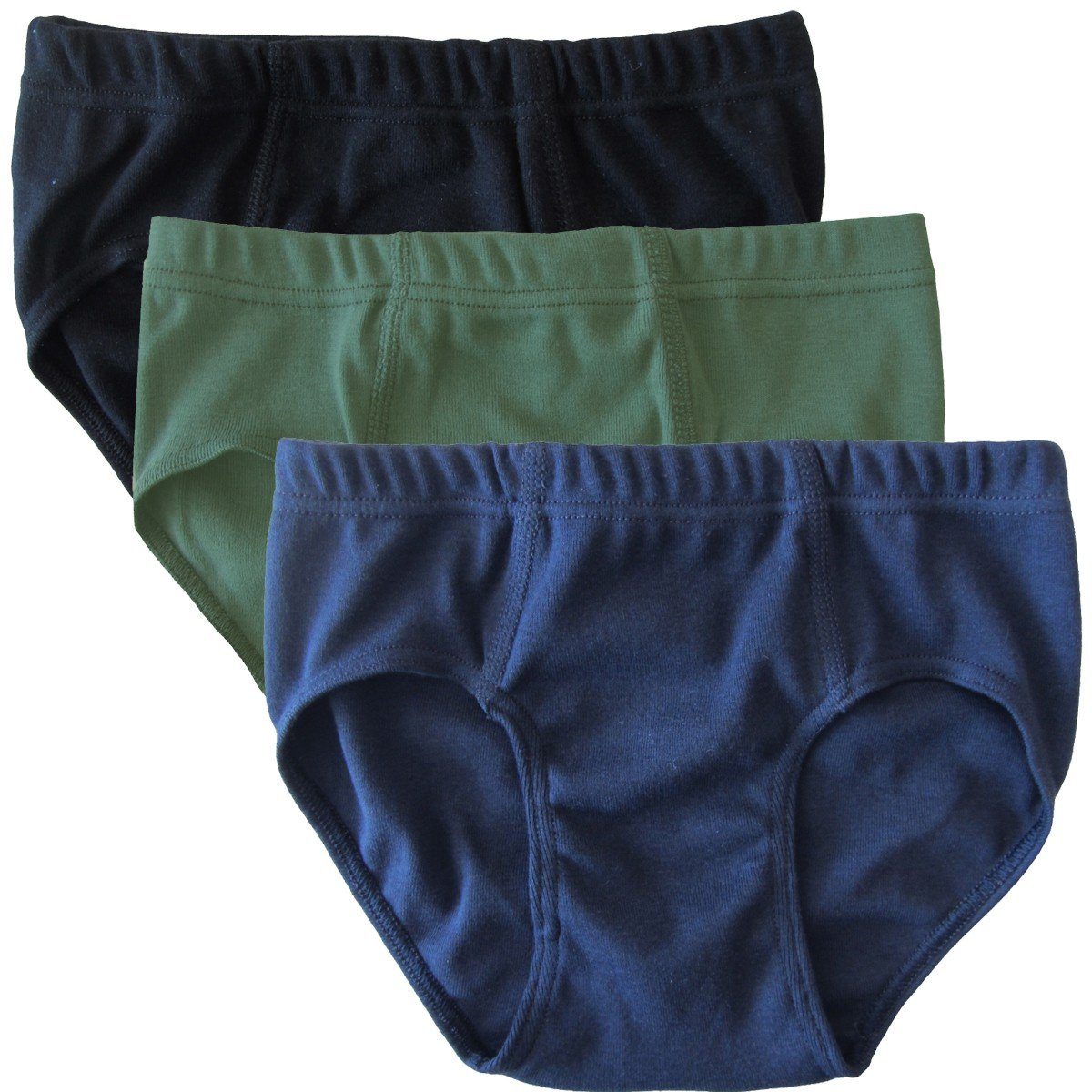 HERMKO Slip 2850 (Pack, 3er) 100 % Bio Baumwolle Sportslip Basic Denhbund hergestellt in EU