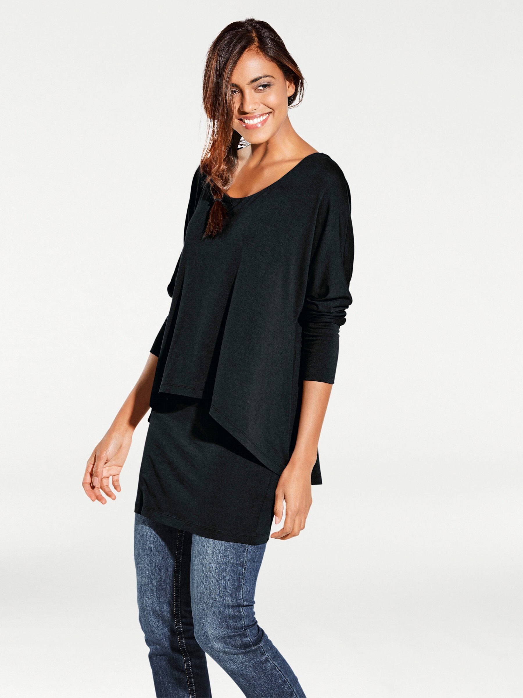 heine T-Shirt Rundhals-Shirt