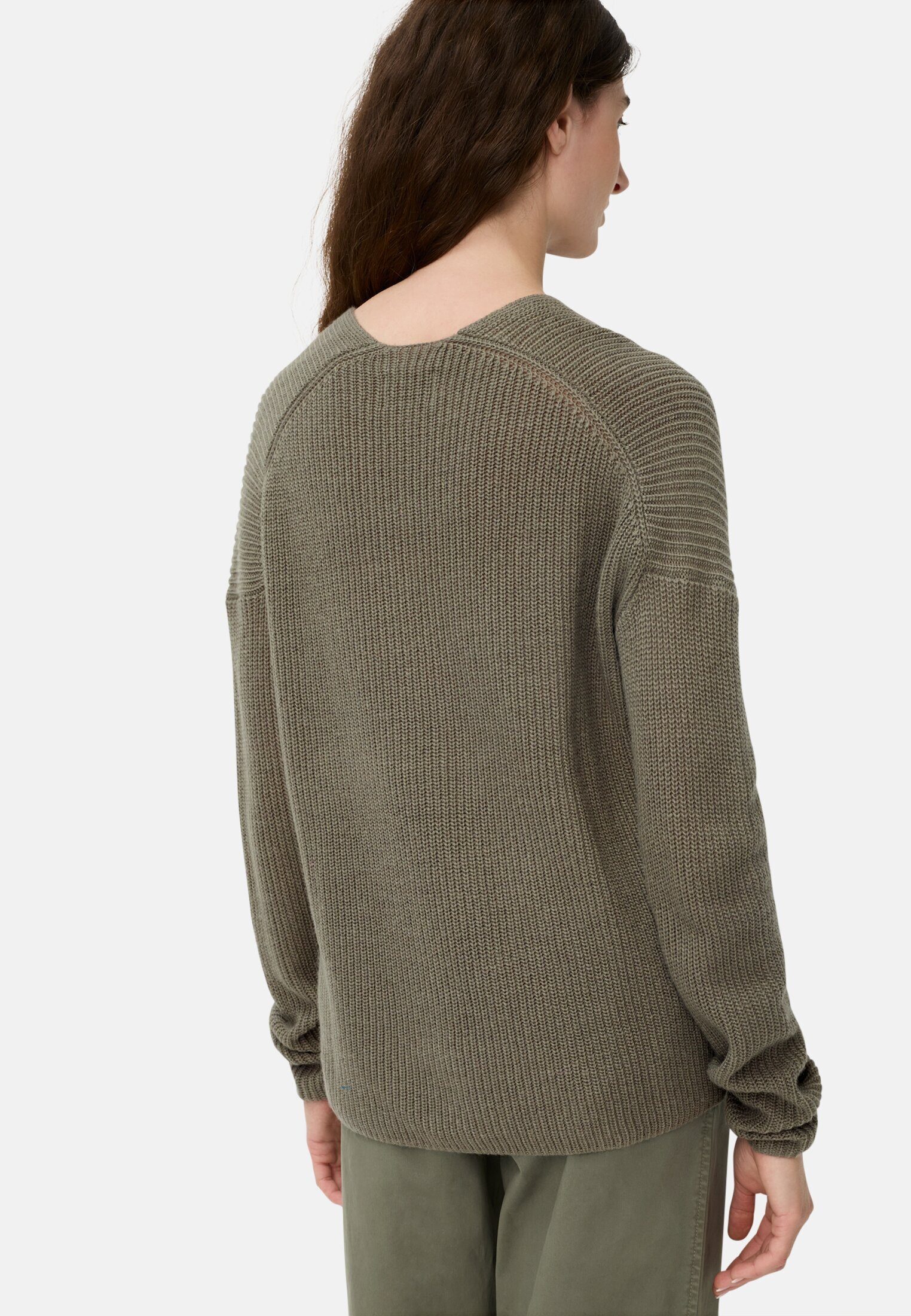 camel active Strickpullover mit V-Ausschnitt Langarm günstig online kaufen