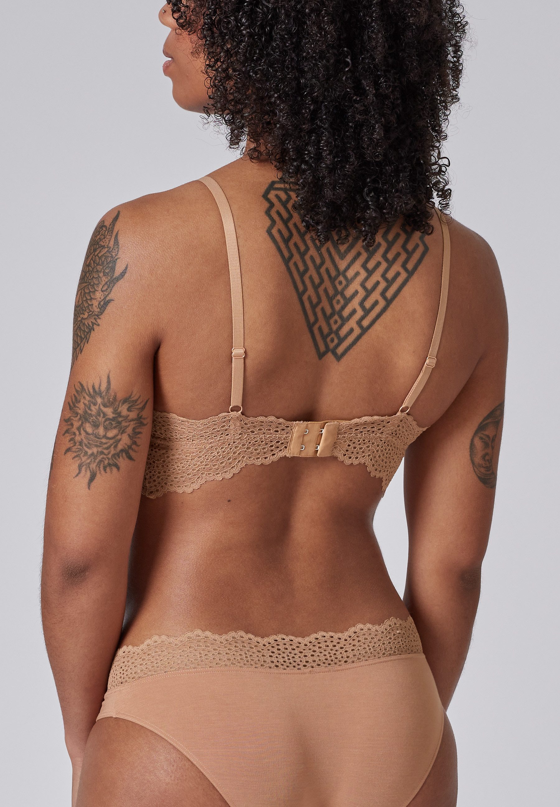 Skiny Soft-BH Bamboo Lace herausnehmbare Pads, ohne Bügel, weich, bequem, elastisch