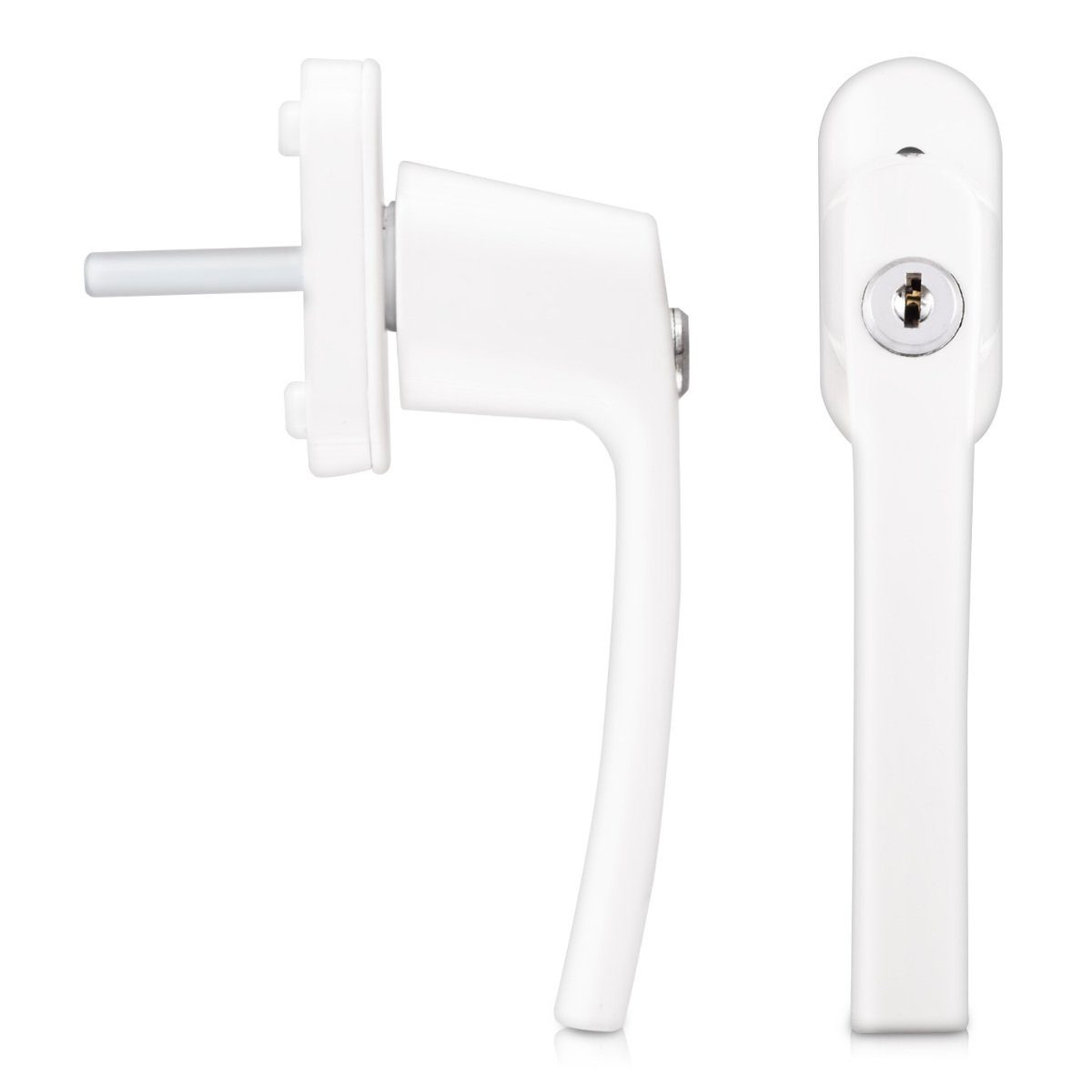 kwmobile Möbelgriff 8x abschließbare Fenstergriffe - Kindersicherung, Stiftlänge 35mm (1-St)